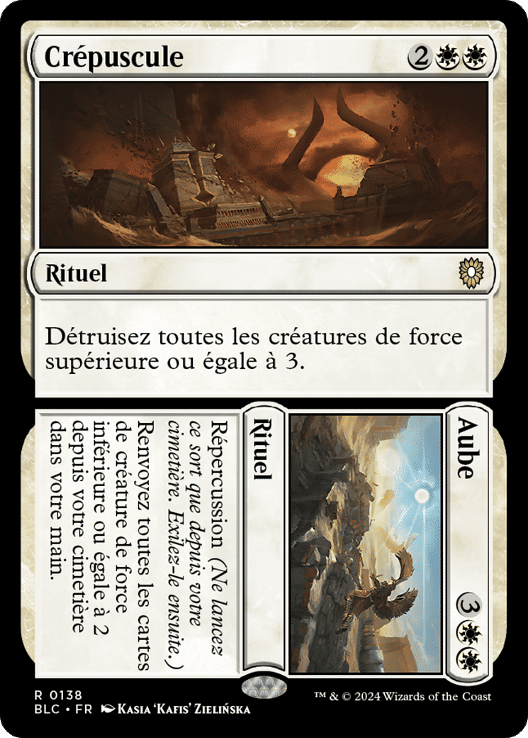 Crépuscule // Aube — Bloomburrow Commander — Magic: The Gathering
