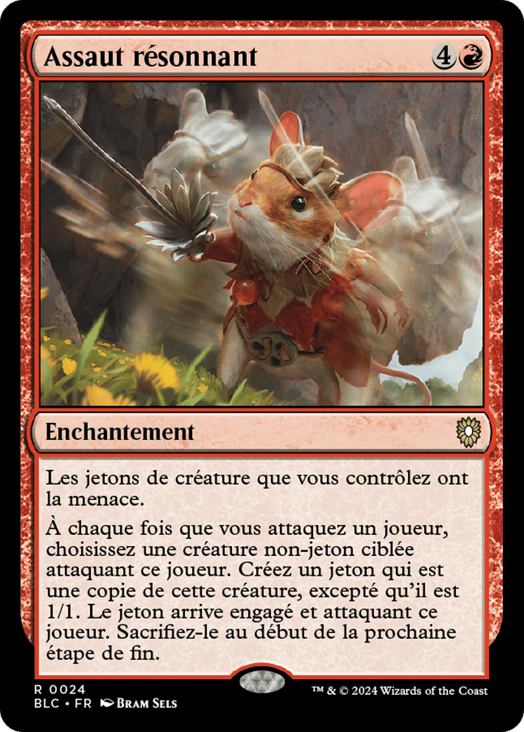 Assaut résonnant — Bloomburrow Commander — Magic: The Gathering