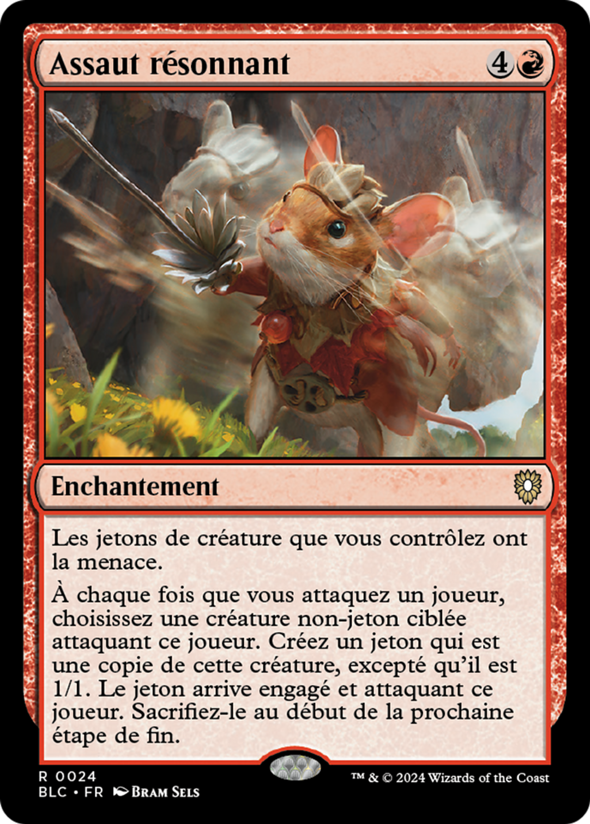 Assaut résonnant — Bloomburrow Commander — Magic: The Gathering