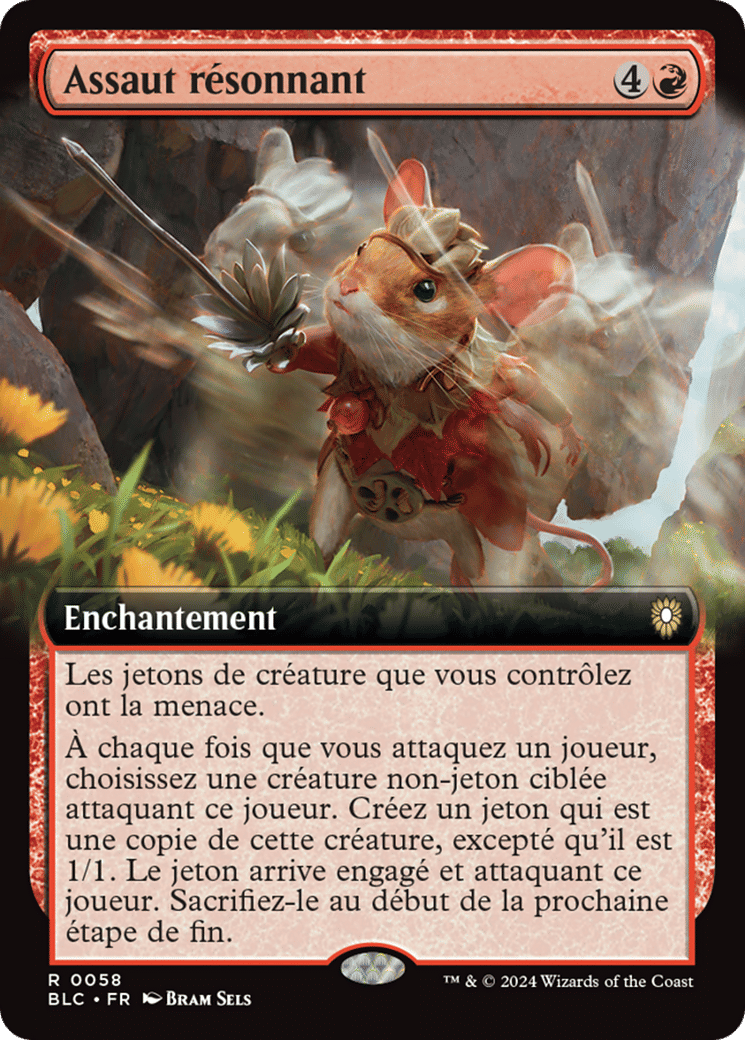 Assaut résonnant — Bloomburrow Commander — Magic: The Gathering