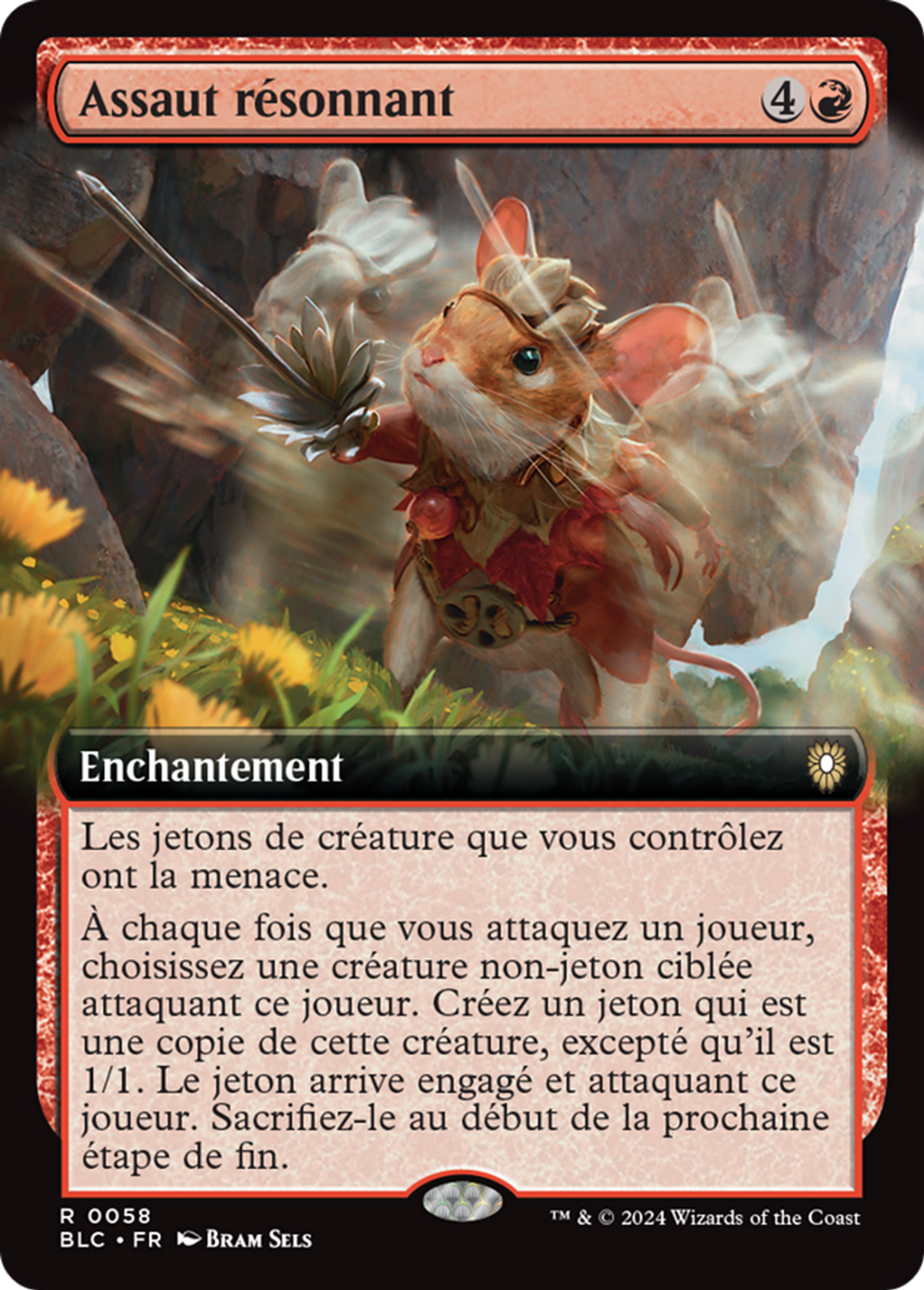 Assaut résonnant — Bloomburrow Commander — Magic: The Gathering