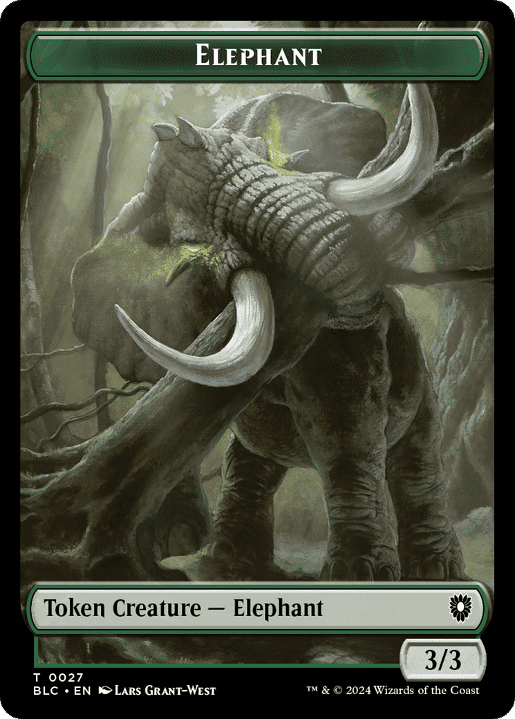 Elephant — Bloomburrow Commander — Magic: The Gathering