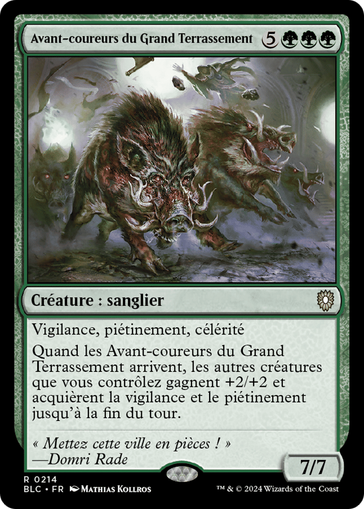 Avant-coureurs du Grand Terrassement — Bloomburrow Commander — Magic: The Gathering