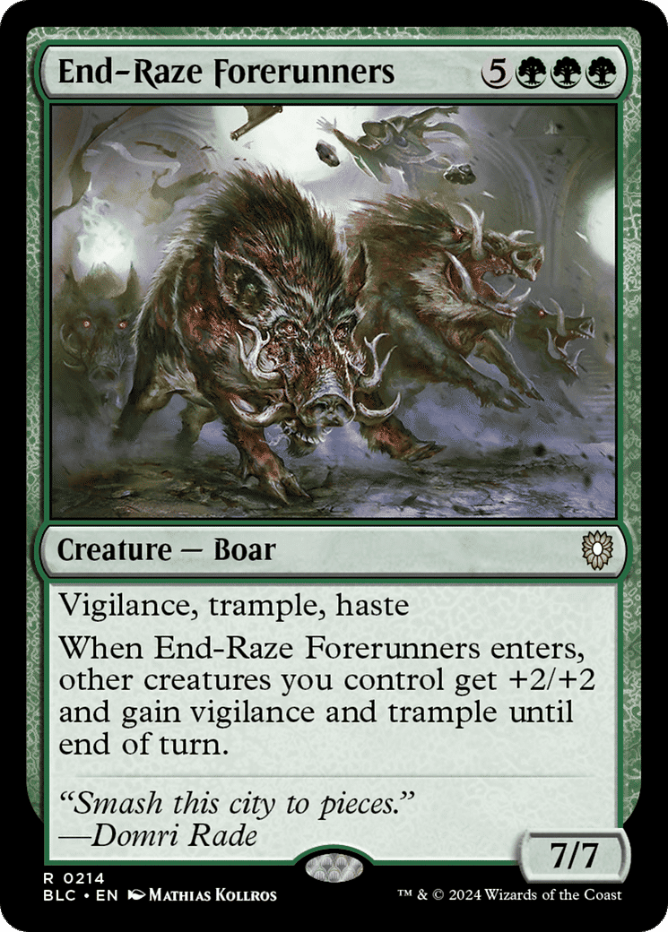 End-Raze Forerunners — Bloomburrow Commander — Magic: The Gathering