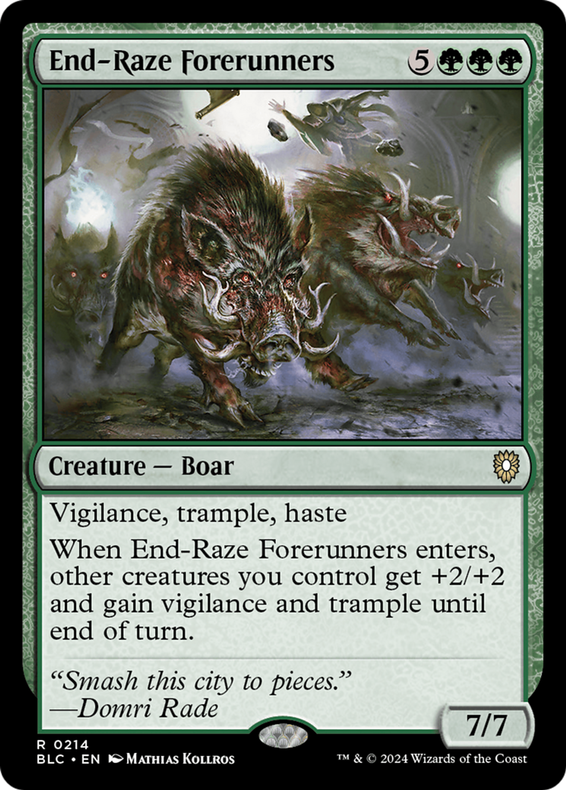 Avant-coureurs du Grand Terrassement — Bloomburrow Commander — Magic: The Gathering