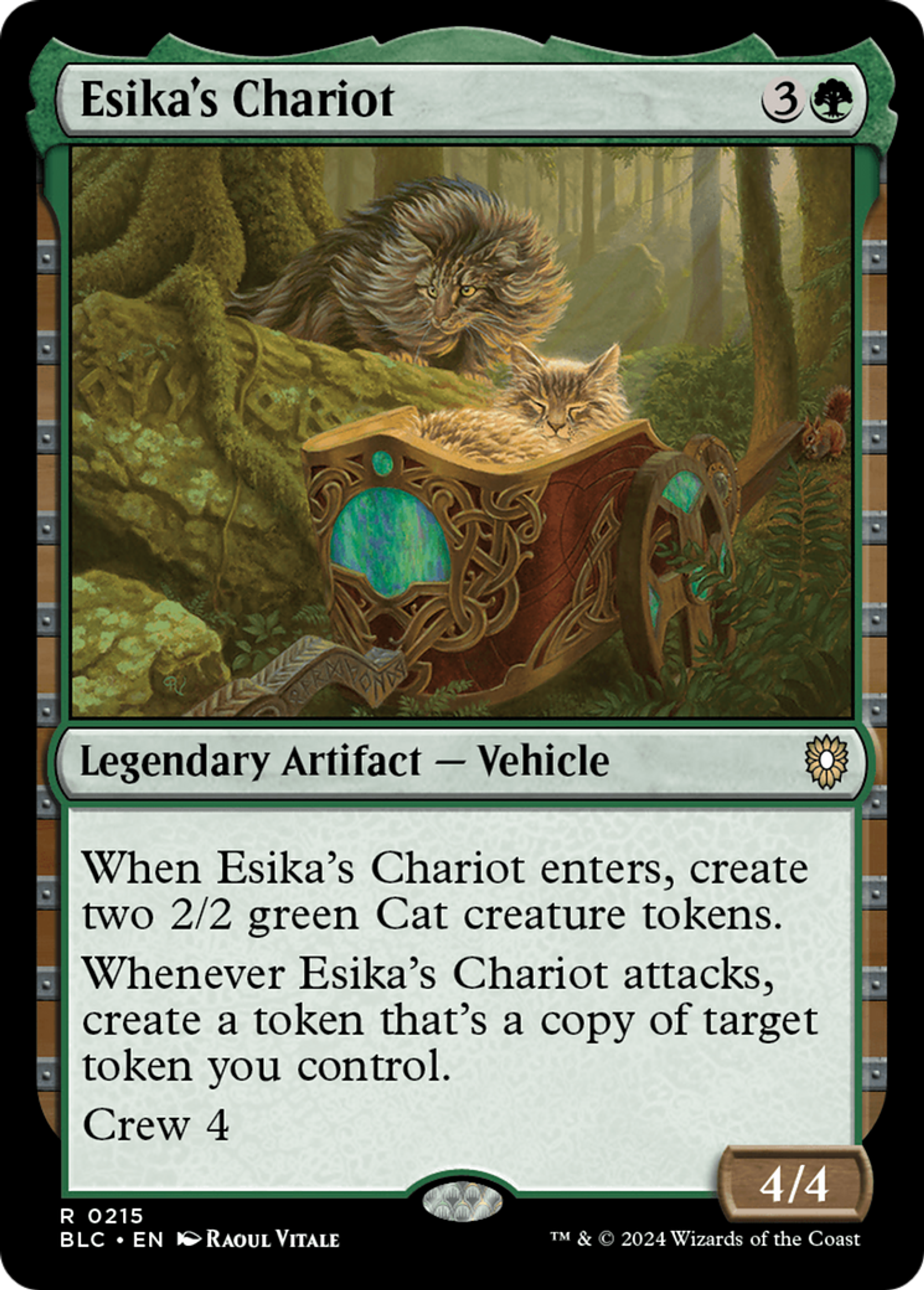 Chariot d'Esika — Bloomburrow Commander — Magic: The Gathering