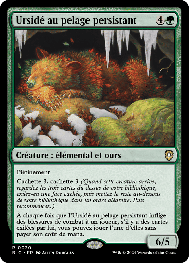 Ursidé au pelage persistant — Bloomburrow Commander — Magic: The Gathering
