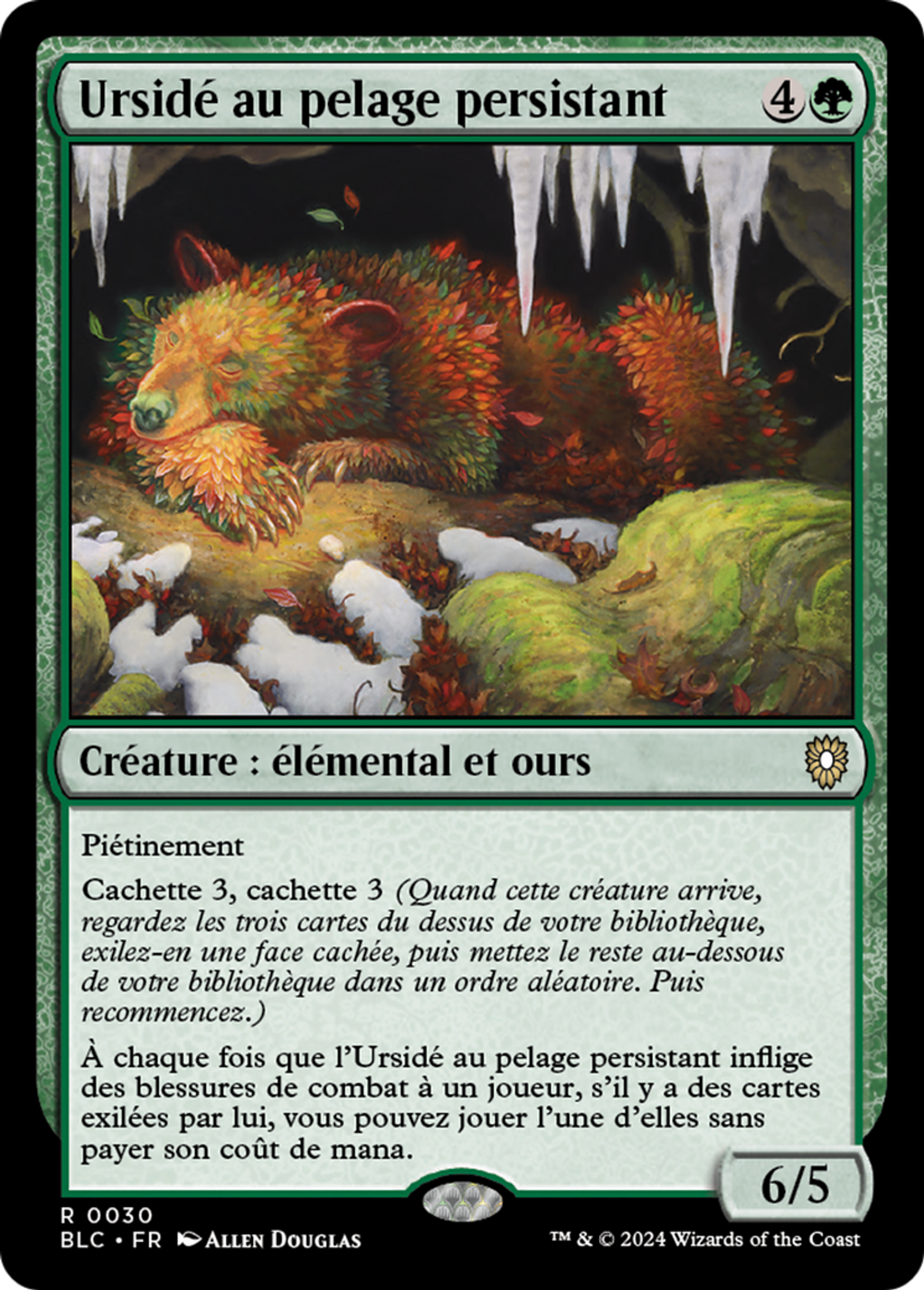 Ursidé au pelage persistant — Bloomburrow Commander — Magic: The Gathering