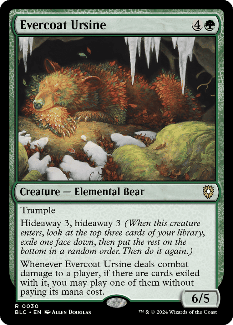 Evercoat Ursine — Bloomburrow Commander — Magic: The Gathering