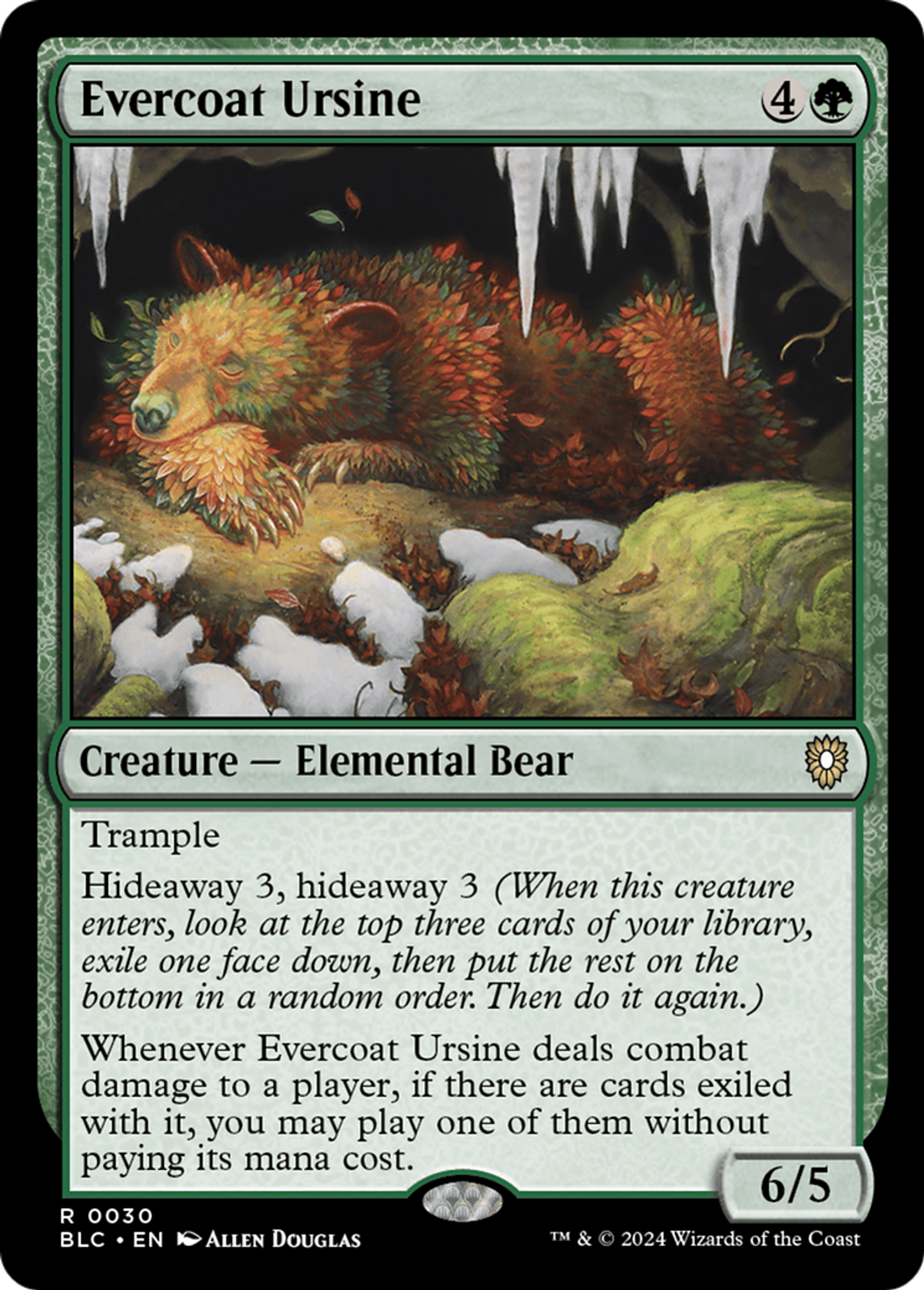 Evercoat Ursine — Bloomburrow Commander — Magic: The Gathering