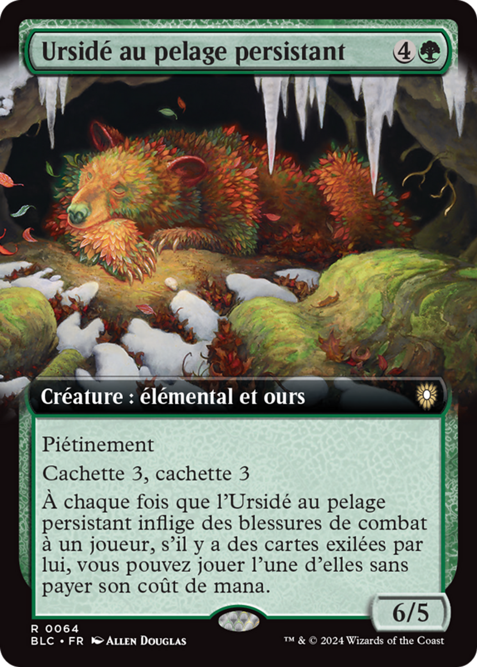 Ursidé au pelage persistant — Bloomburrow Commander — Magic: The Gathering