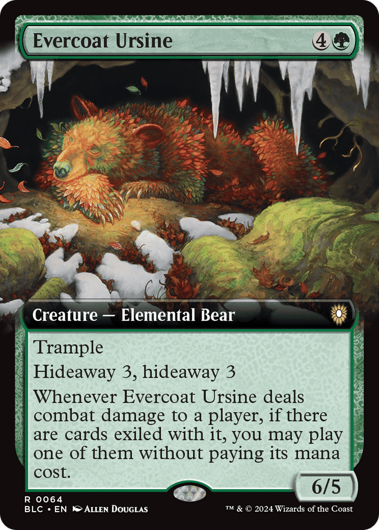 Evercoat Ursine — Bloomburrow Commander — Magic: The Gathering