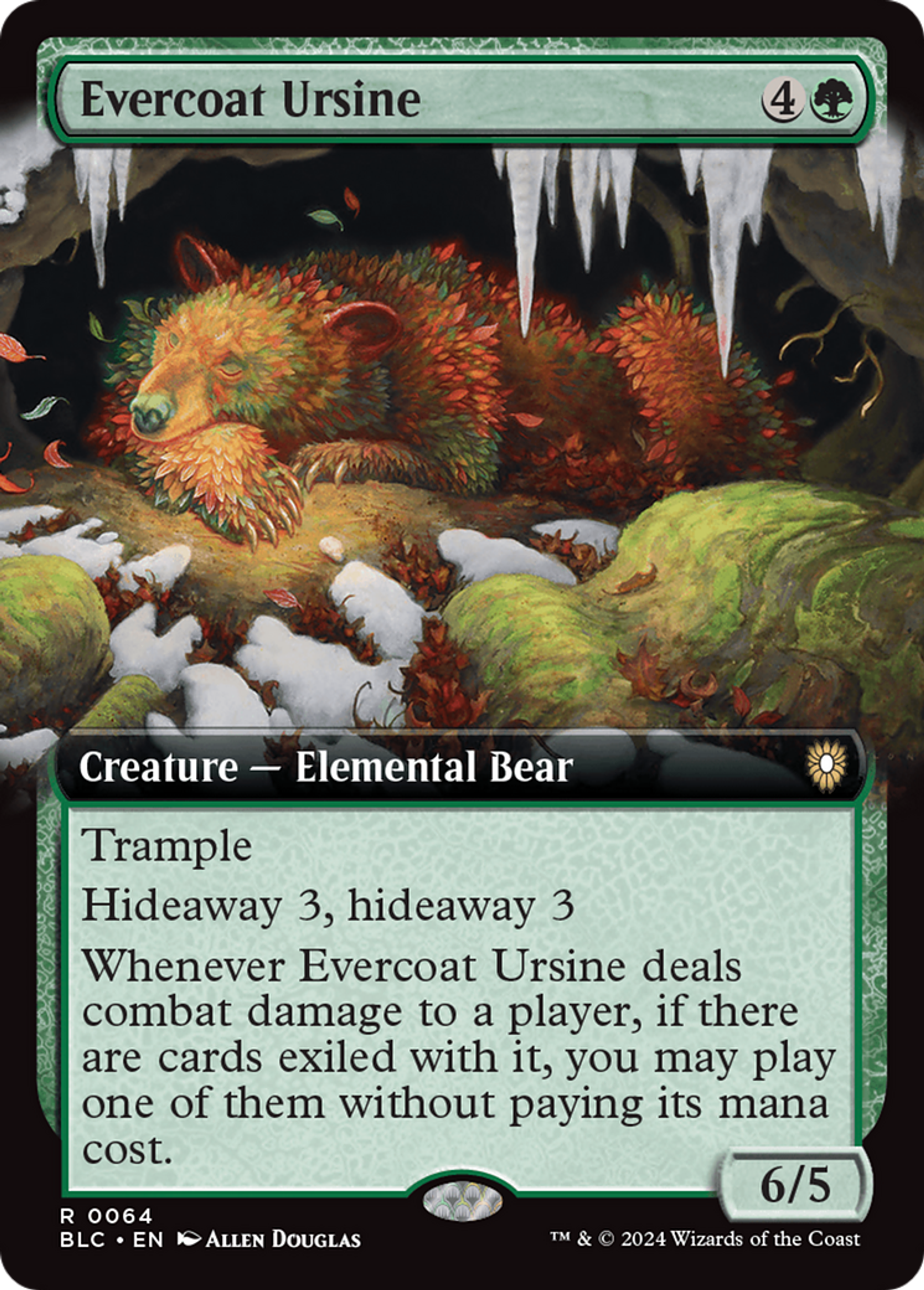 Evercoat Ursine — Bloomburrow Commander — Magic: The Gathering