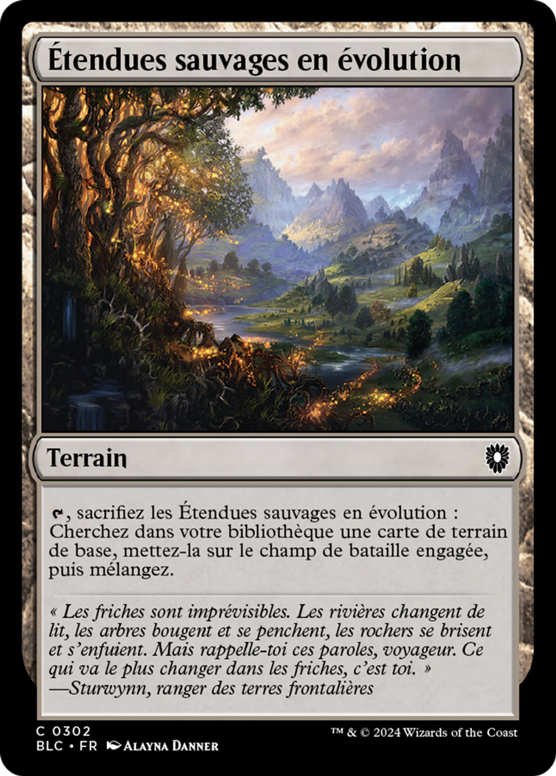 Étendues sauvages en évolution — Bloomburrow Commander — Magic: The Gathering