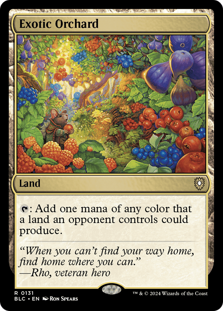 Exotic Orchard — Bloomburrow Commander — Magic: The Gathering