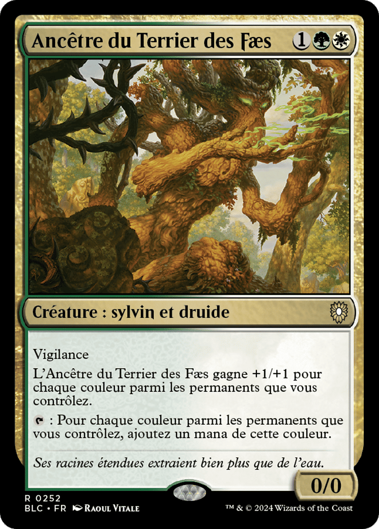 Ancêtre du Terrier des Faes — Bloomburrow Commander — Magic: The Gathering