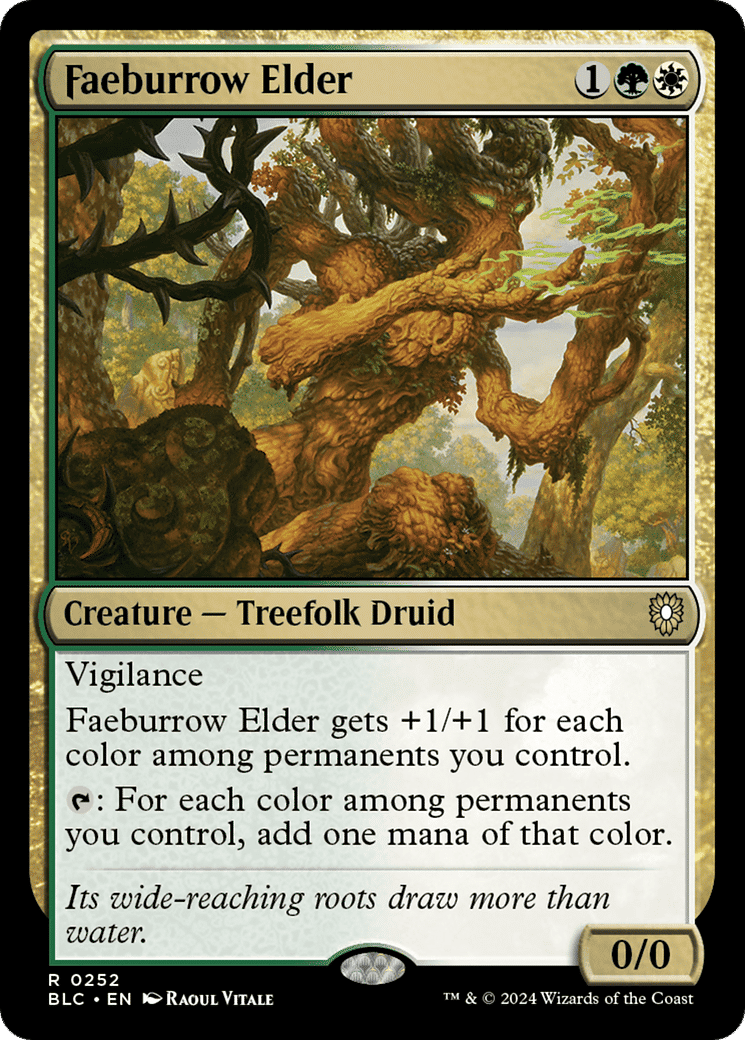 Faeburrow Elder — Bloomburrow Commander — Magic: The Gathering