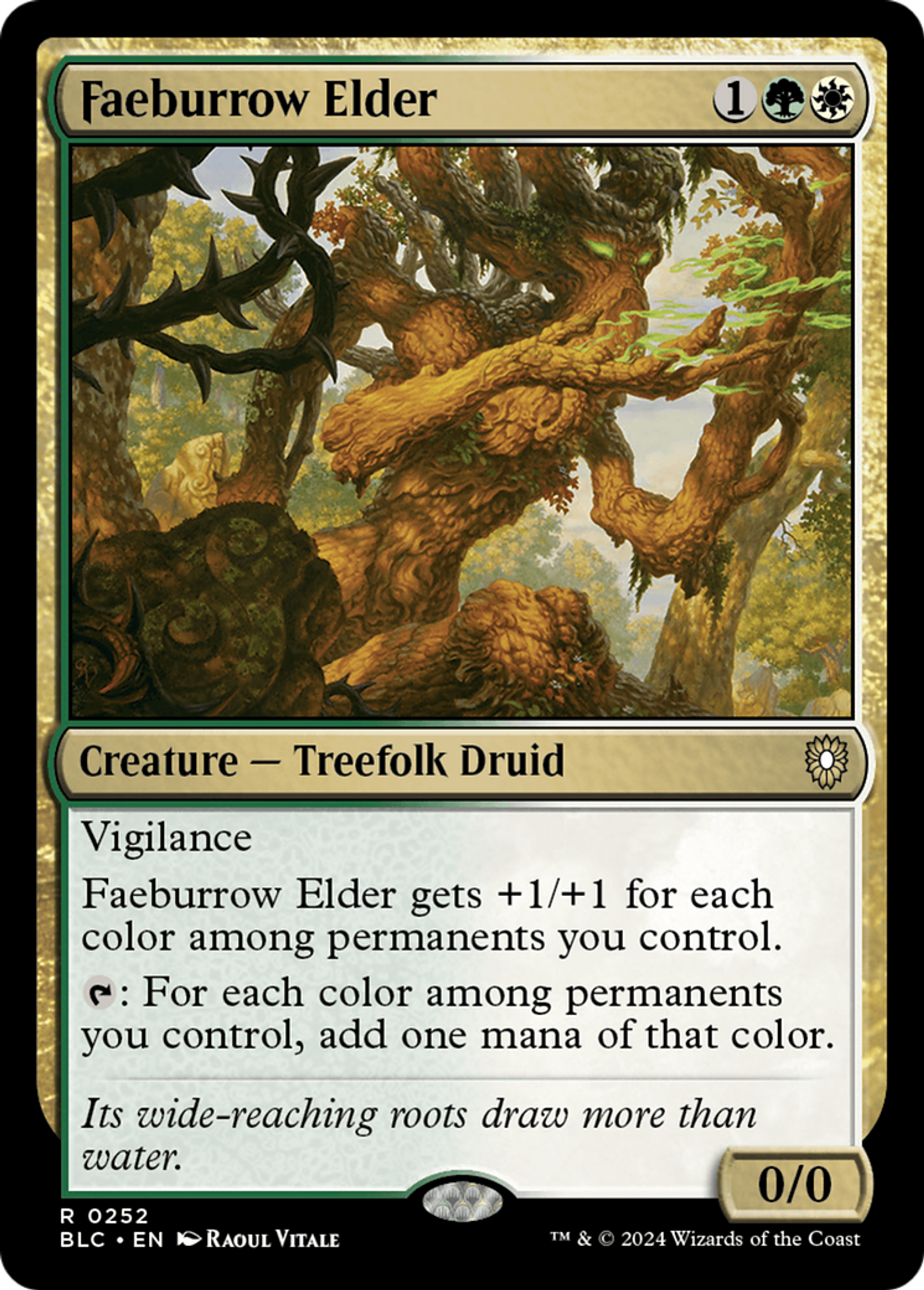 Faeburrow Elder — Bloomburrow Commander — Magic: The Gathering