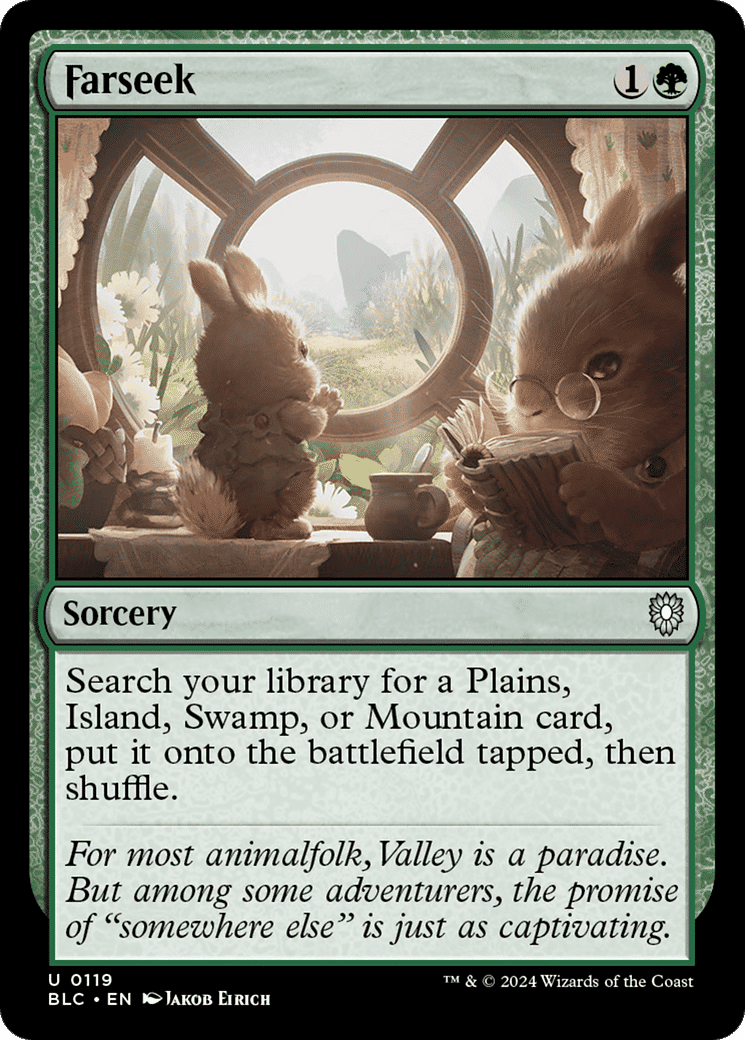 Farseek — Bloomburrow Commander — Magic: The Gathering