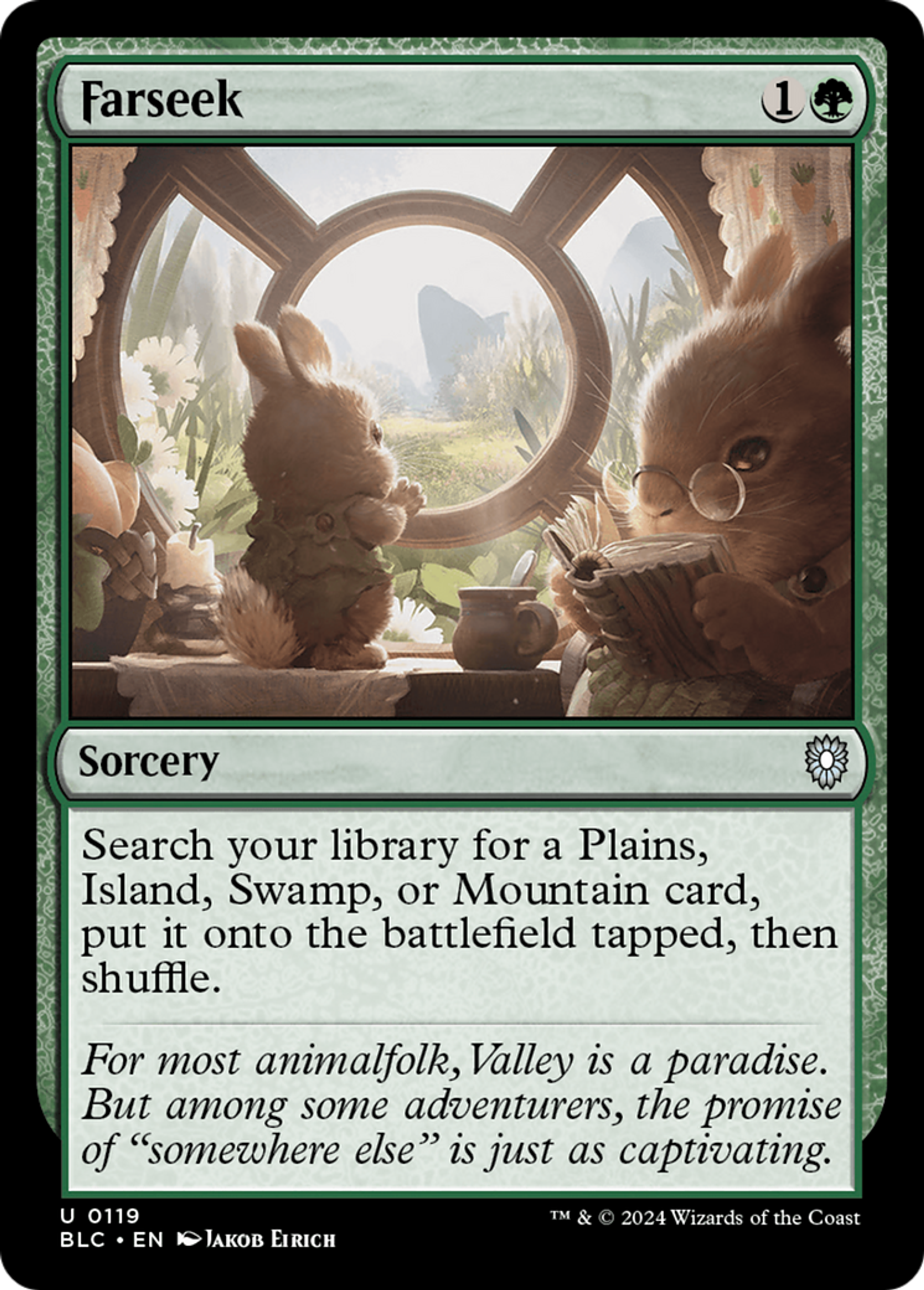Farseek — Bloomburrow Commander — Magic: The Gathering