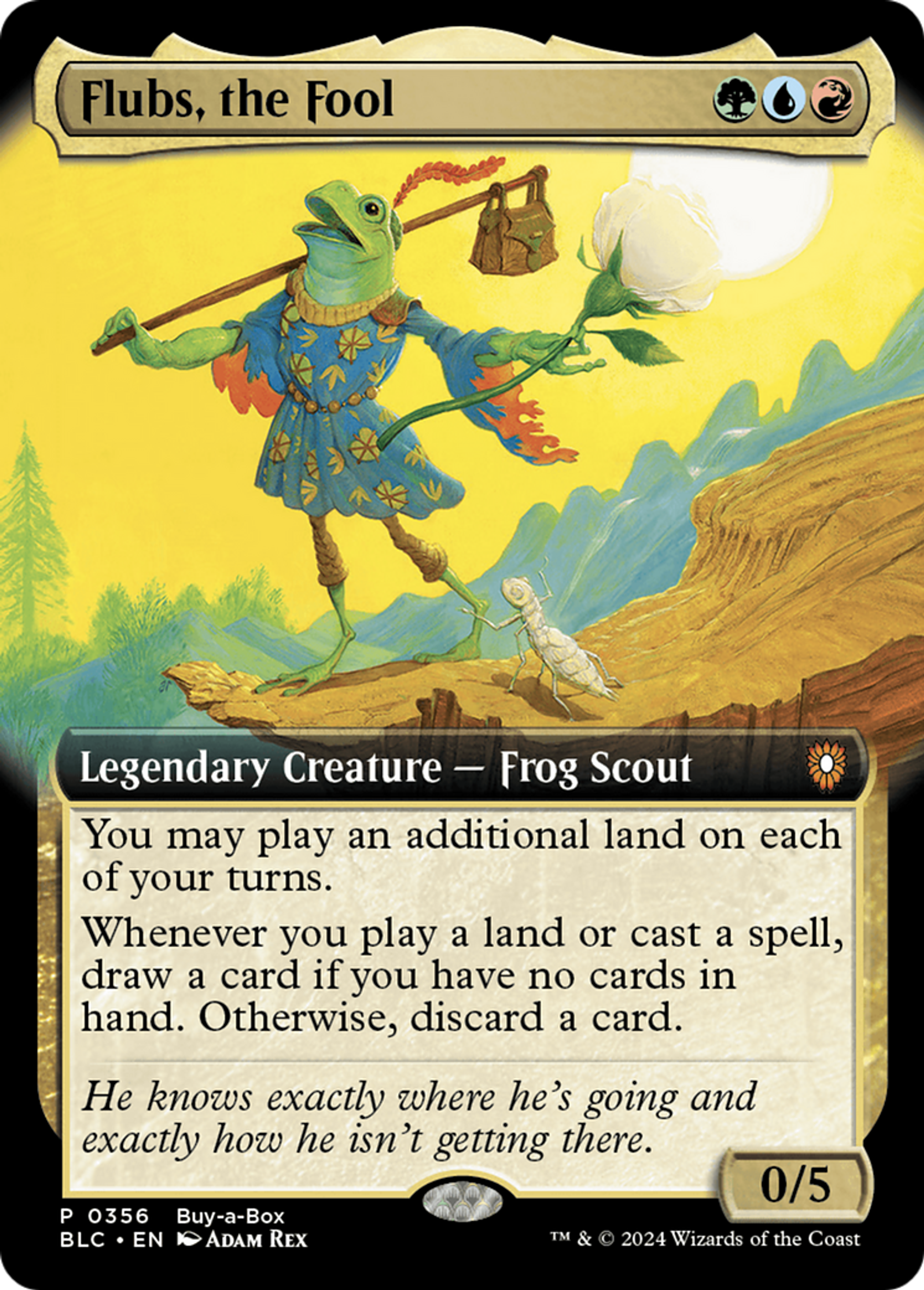 Flubs, the Fool — Bloomburrow Commander — Magic: The Gathering