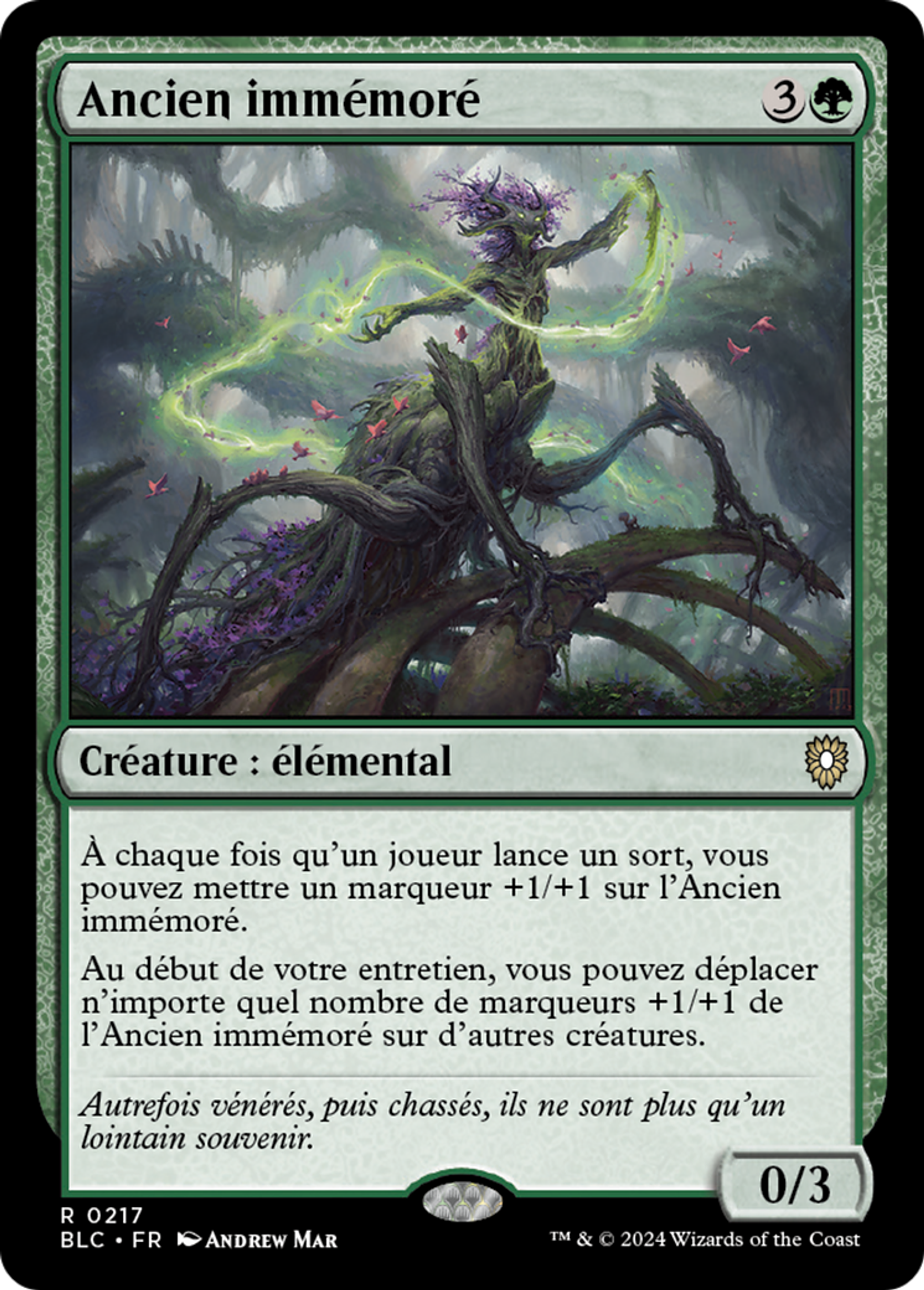 Ancien immémoré — Bloomburrow Commander — Magic: The Gathering