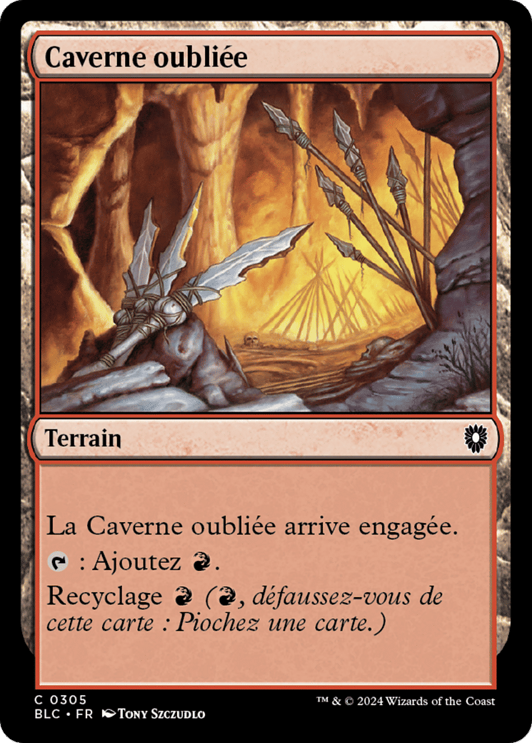 Caverne oubliée — Bloomburrow Commander — Magic: The Gathering