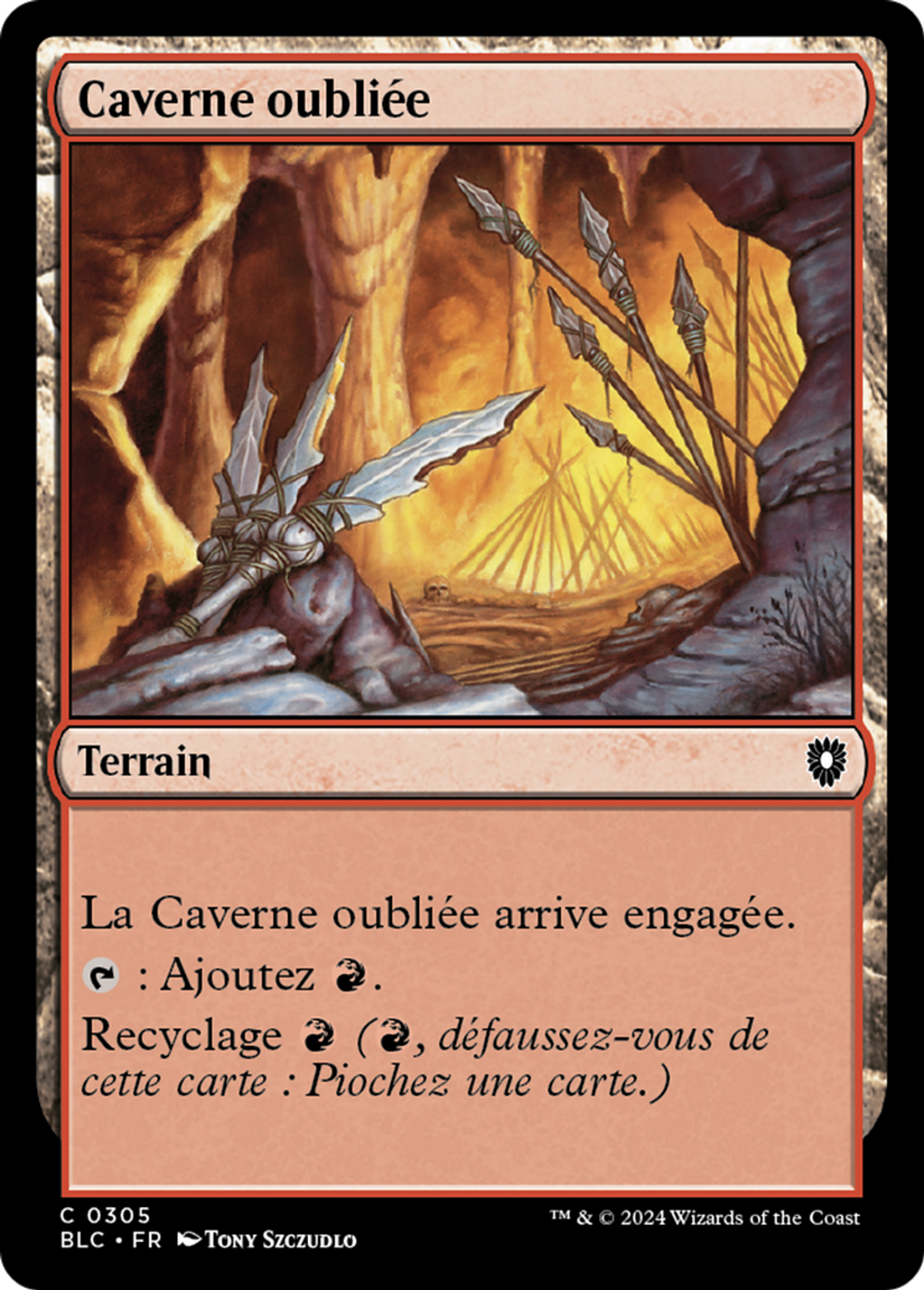 Caverne oubliée — Bloomburrow Commander — Magic: The Gathering
