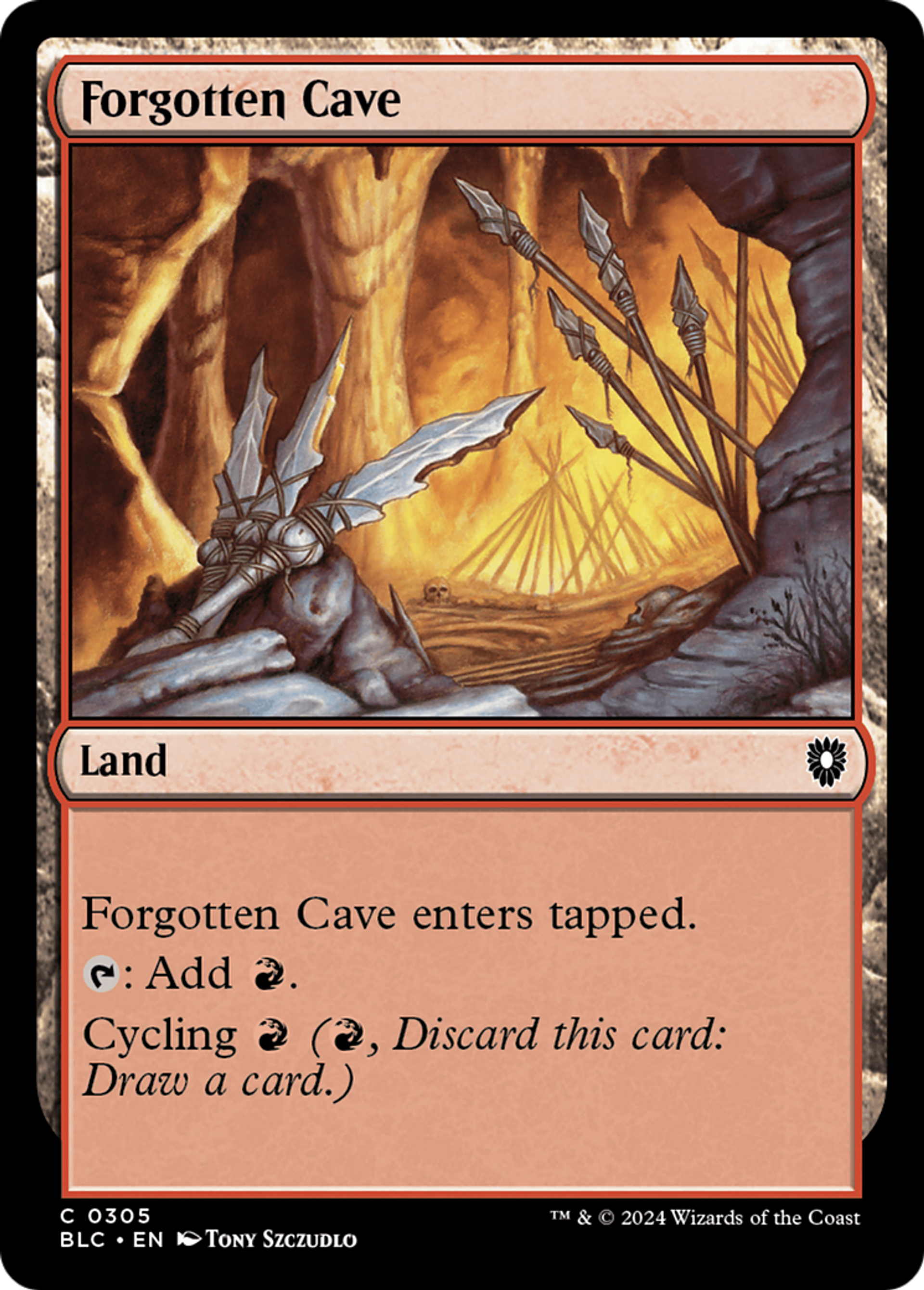 Forgotten Cave — Bloomburrow Commander — Magic: The Gathering