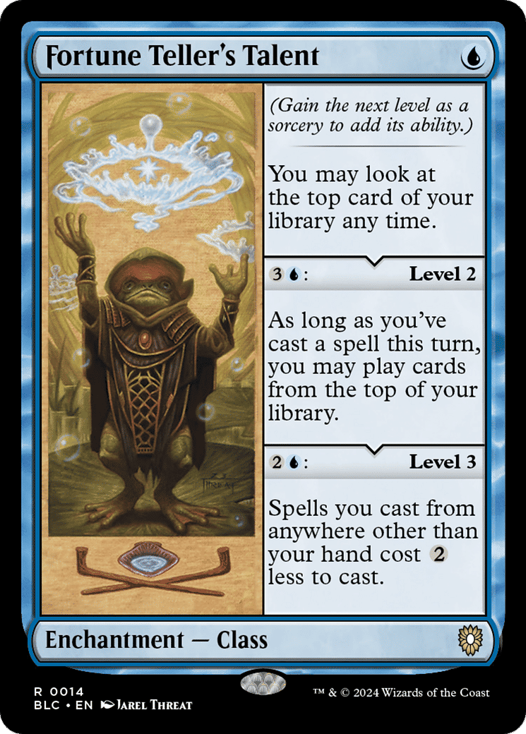 Talent du diseur de bonne aventure — Bloomburrow Commander — Magic: The Gathering