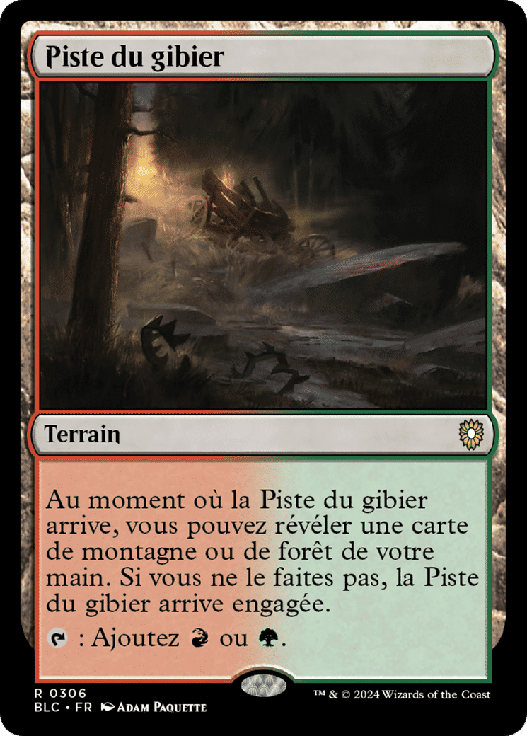 Piste du gibier — Bloomburrow Commander — Magic: The Gathering