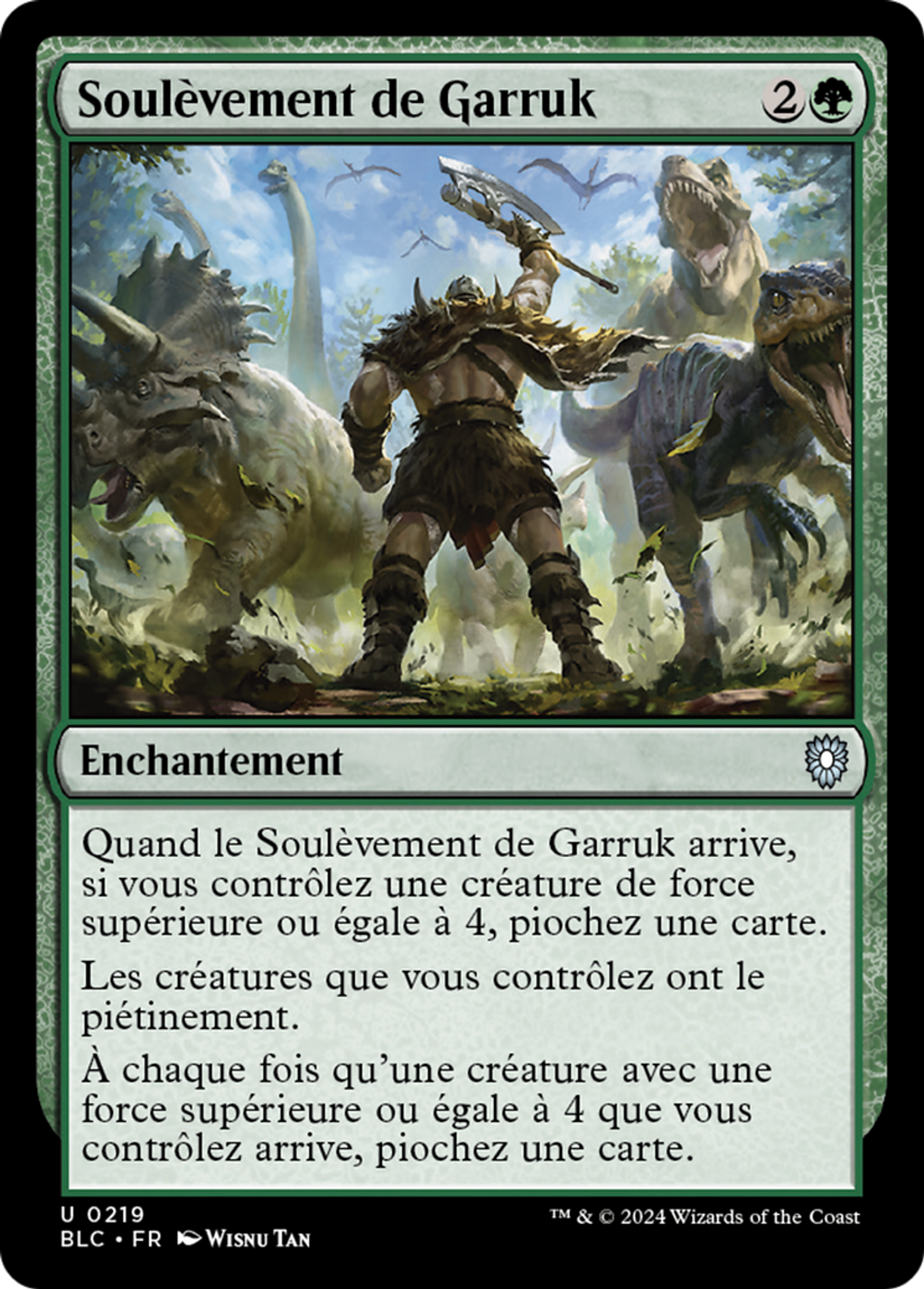 Soulèvement de Garruk — Bloomburrow Commander — Magic: The Gathering