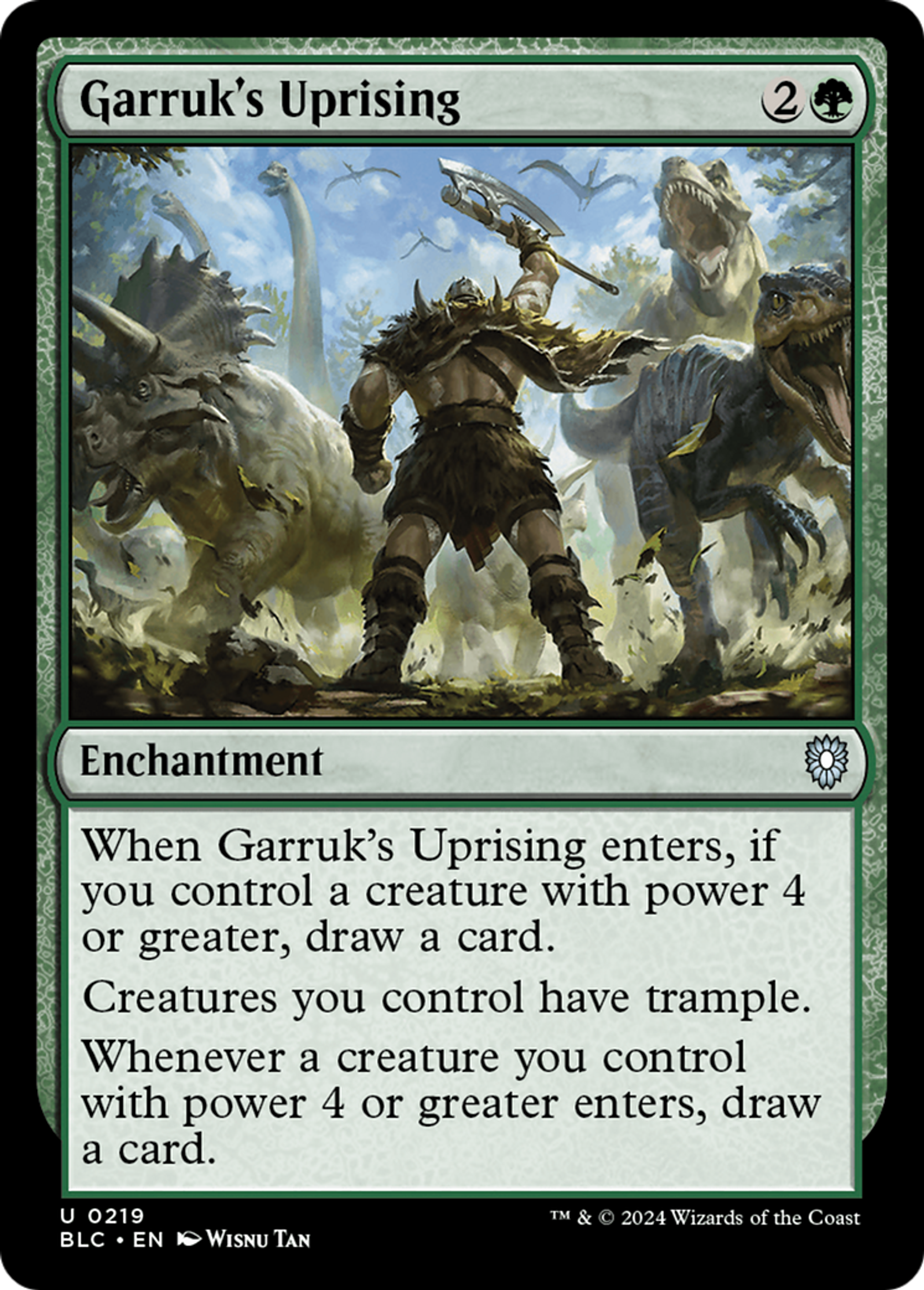 Soulèvement de Garruk — Bloomburrow Commander — Magic: The Gathering
