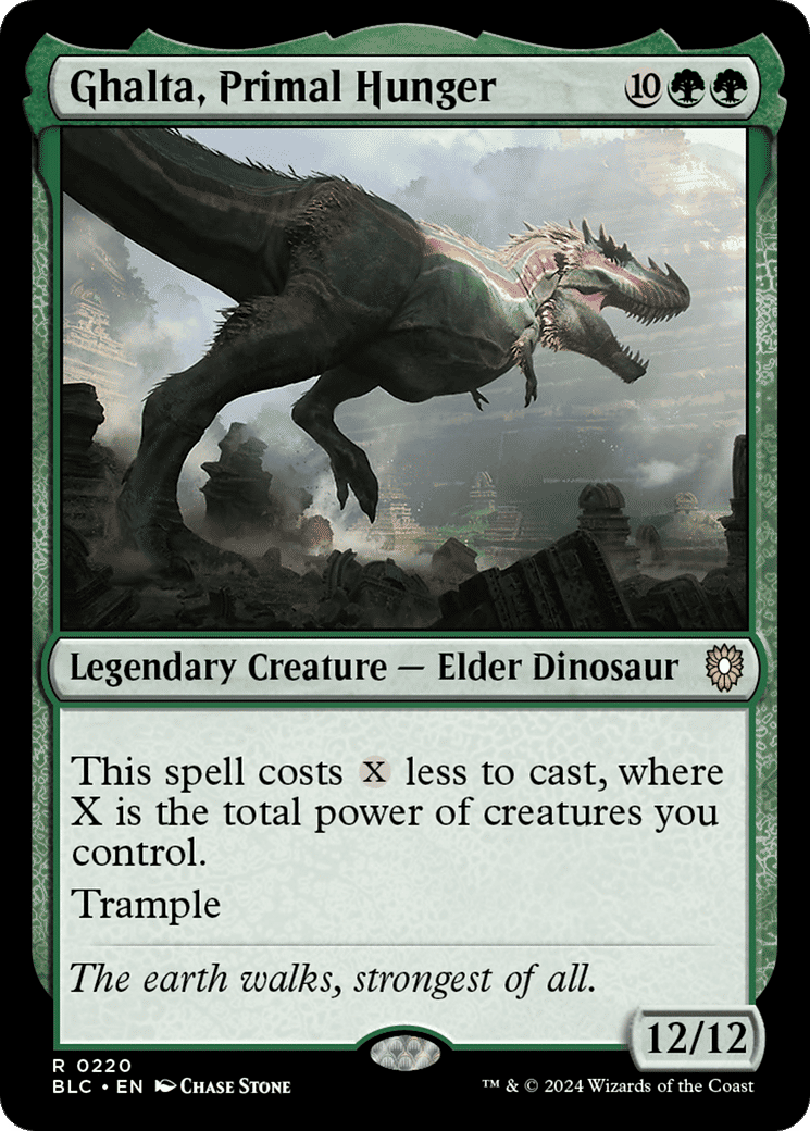 Ghalta, Primal Hunger — Bloomburrow Commander — Magic: The Gathering