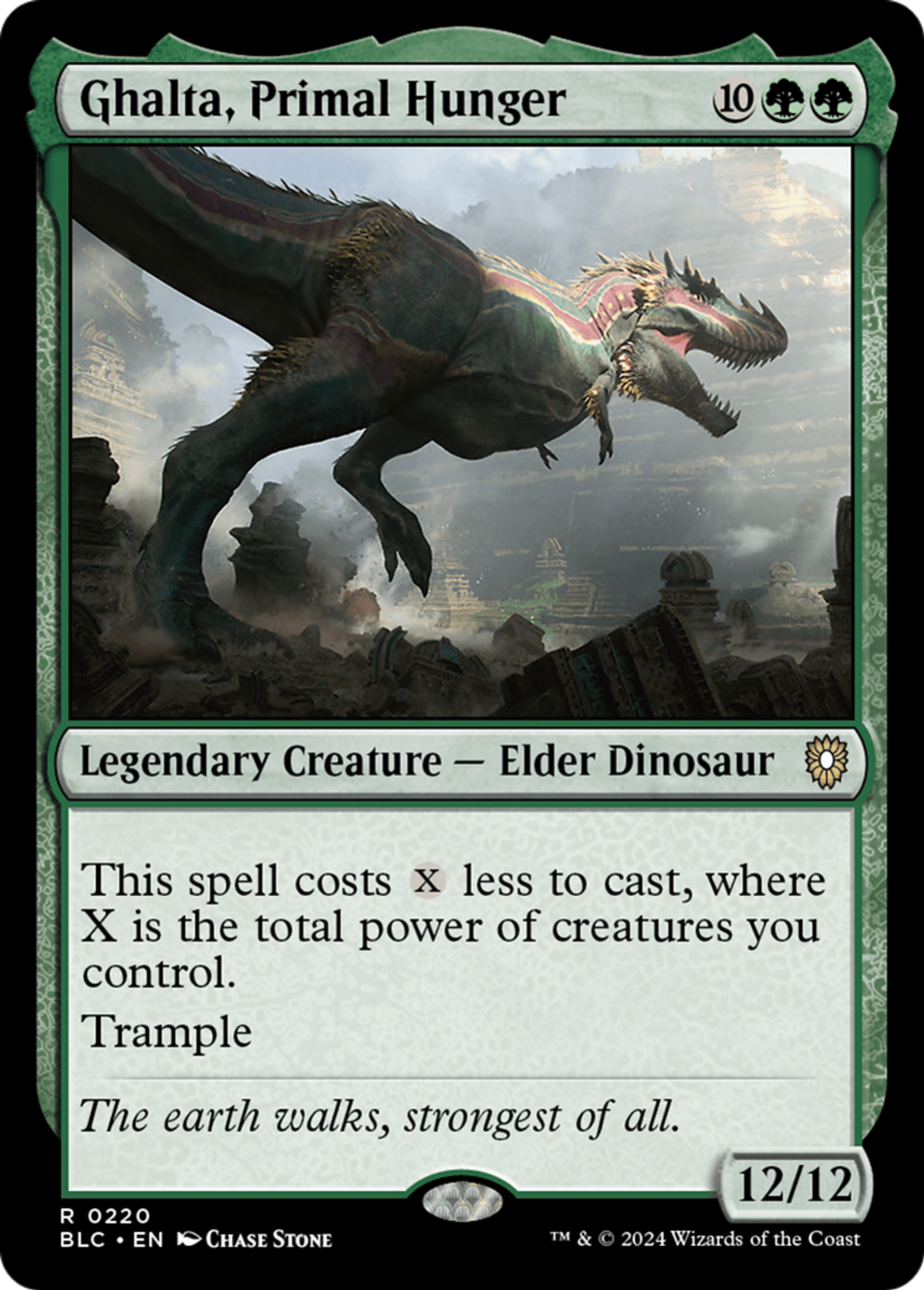 Ghalta, Faim primordiale — Bloomburrow Commander — Magic: The Gathering