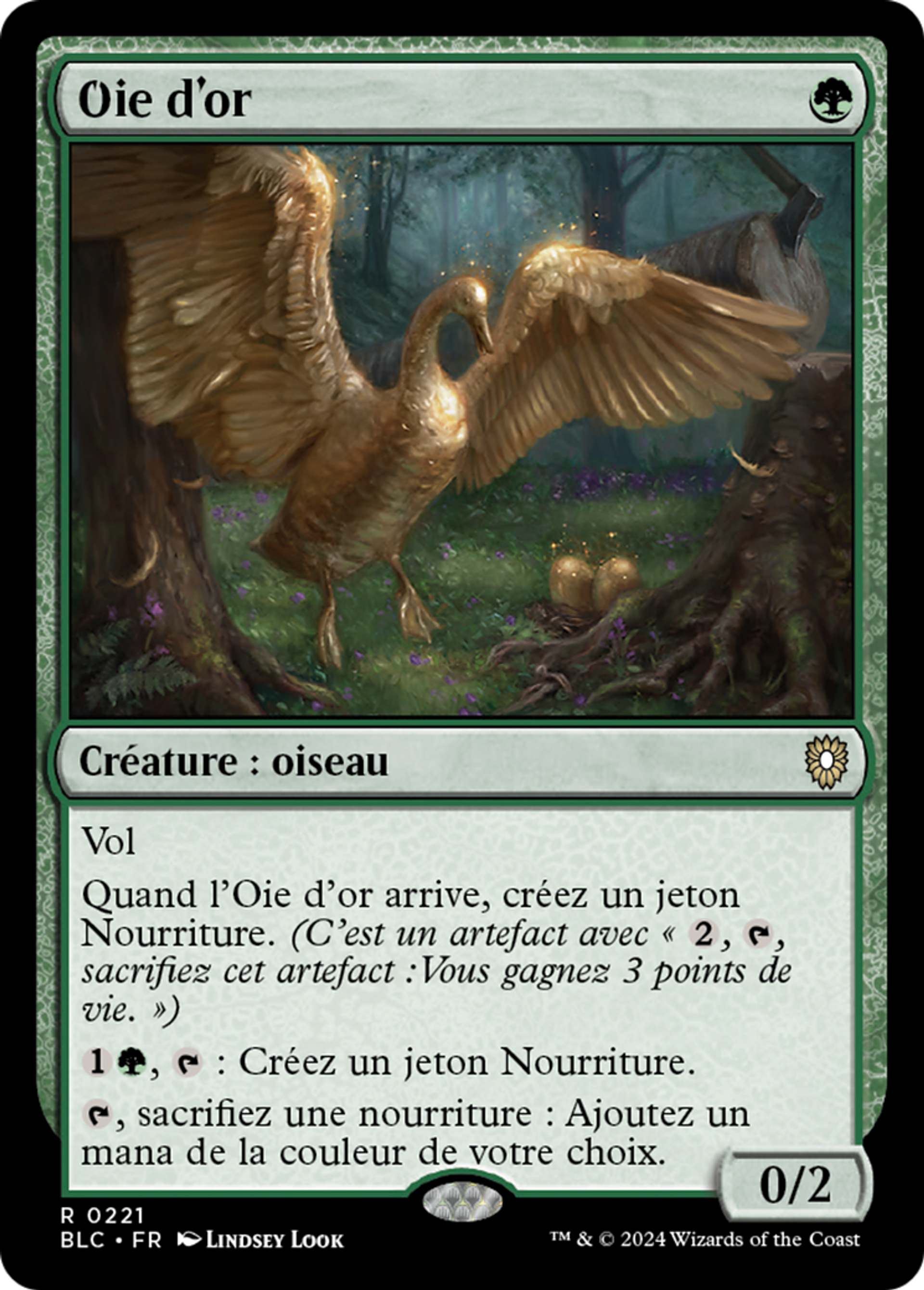 Oie d'or — Bloomburrow Commander — Magic: The Gathering