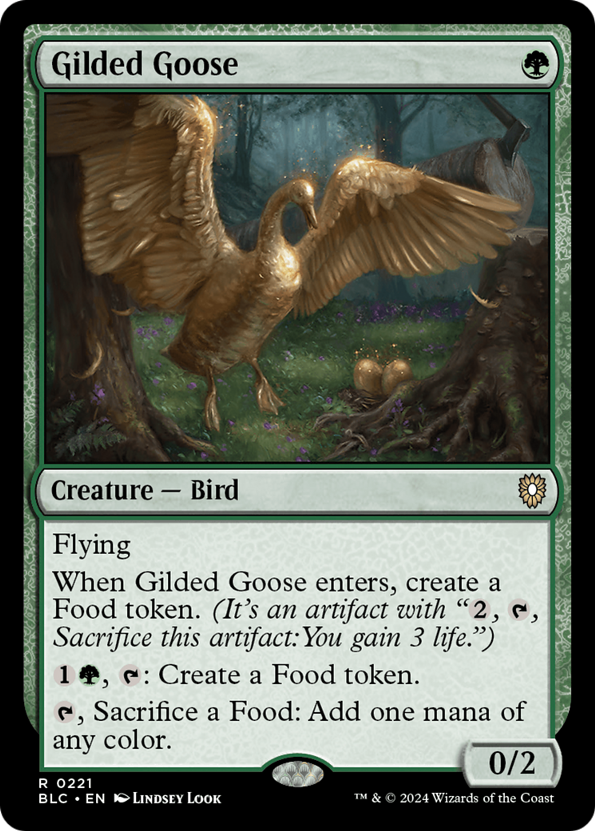 Oie d'or — Bloomburrow Commander — Magic: The Gathering
