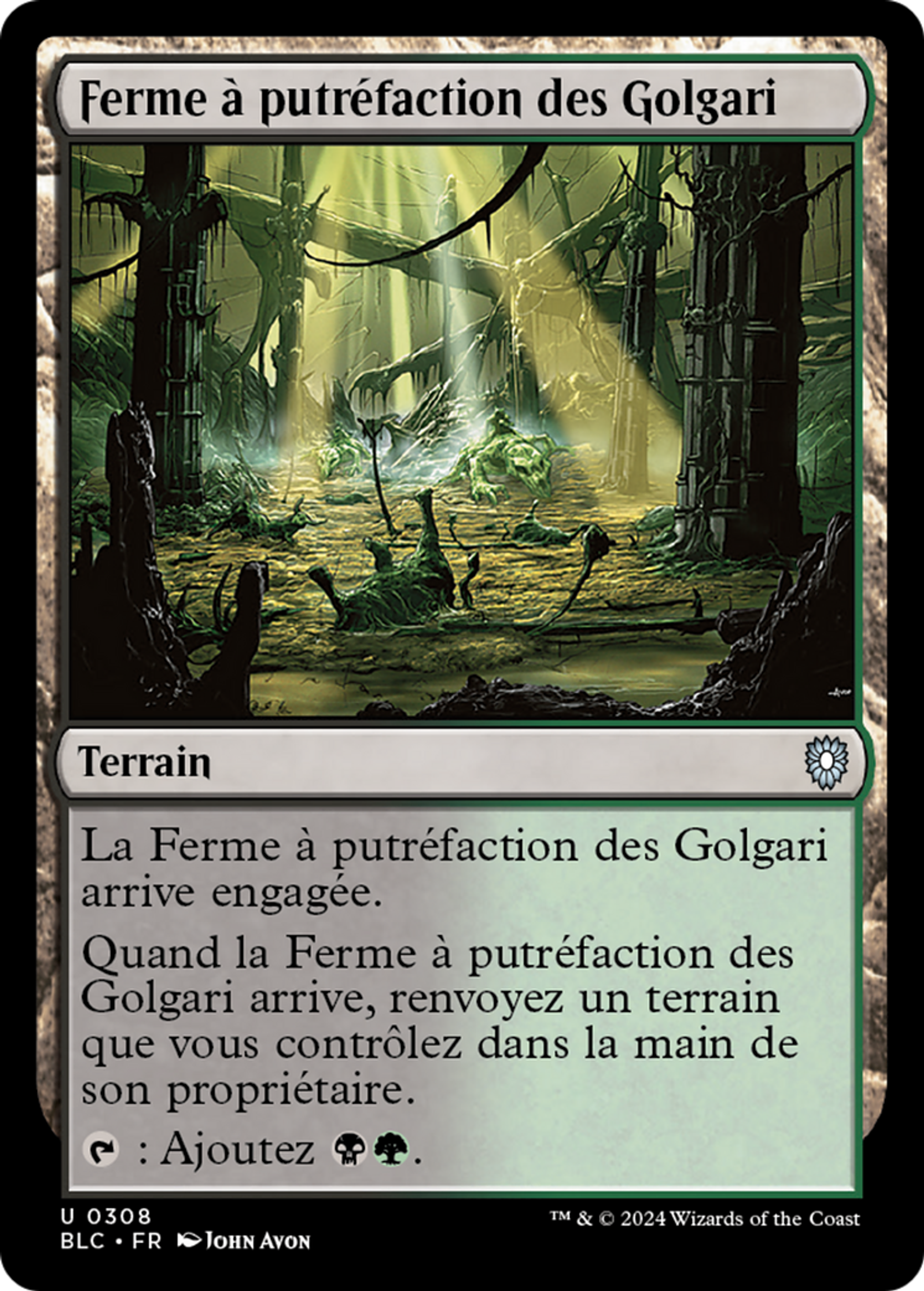 Ferme à putréfaction des Golgari — Bloomburrow Commander — Magic: The Gathering