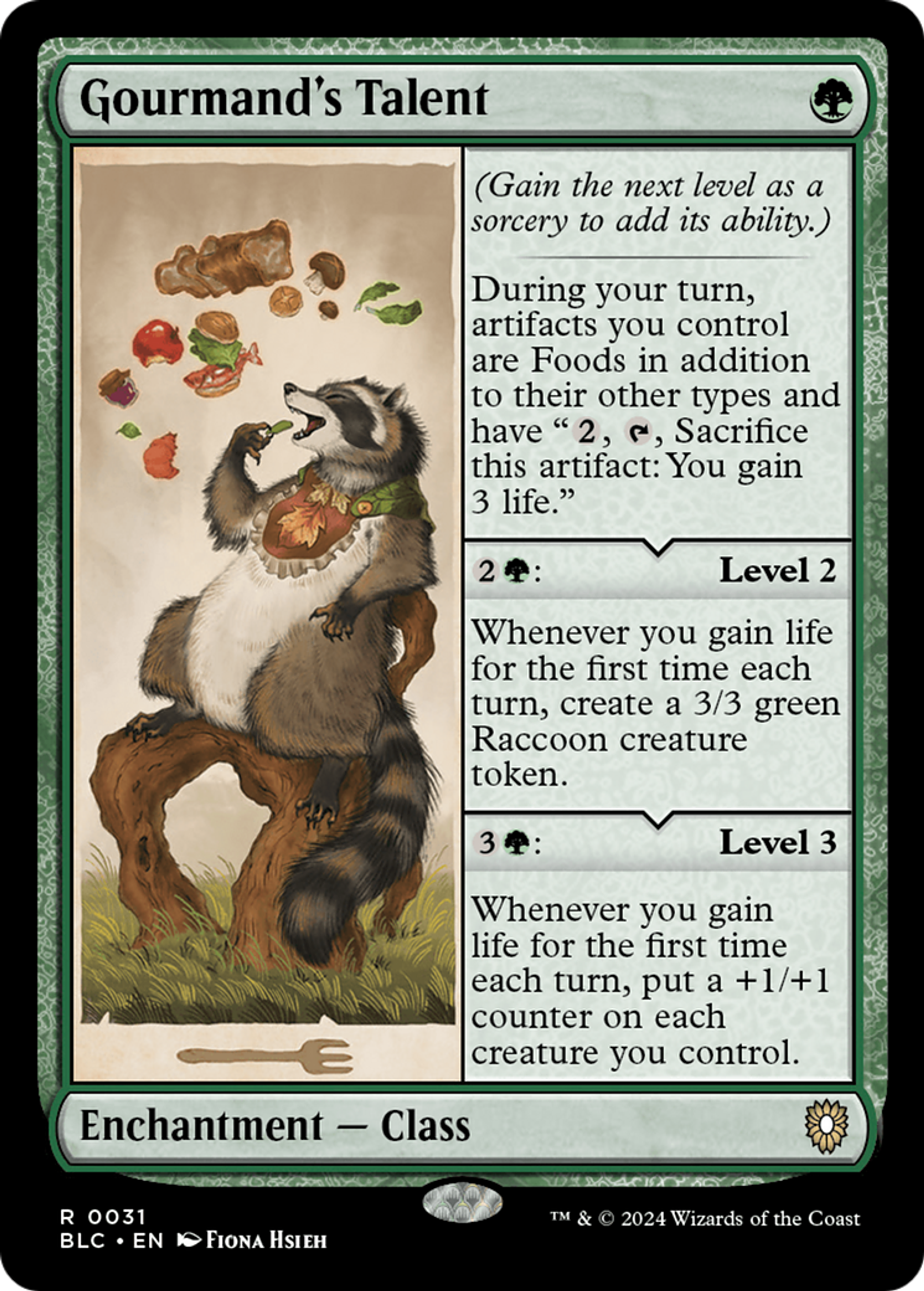 Gourmand's Talent — Bloomburrow Commander — Magic: The Gathering