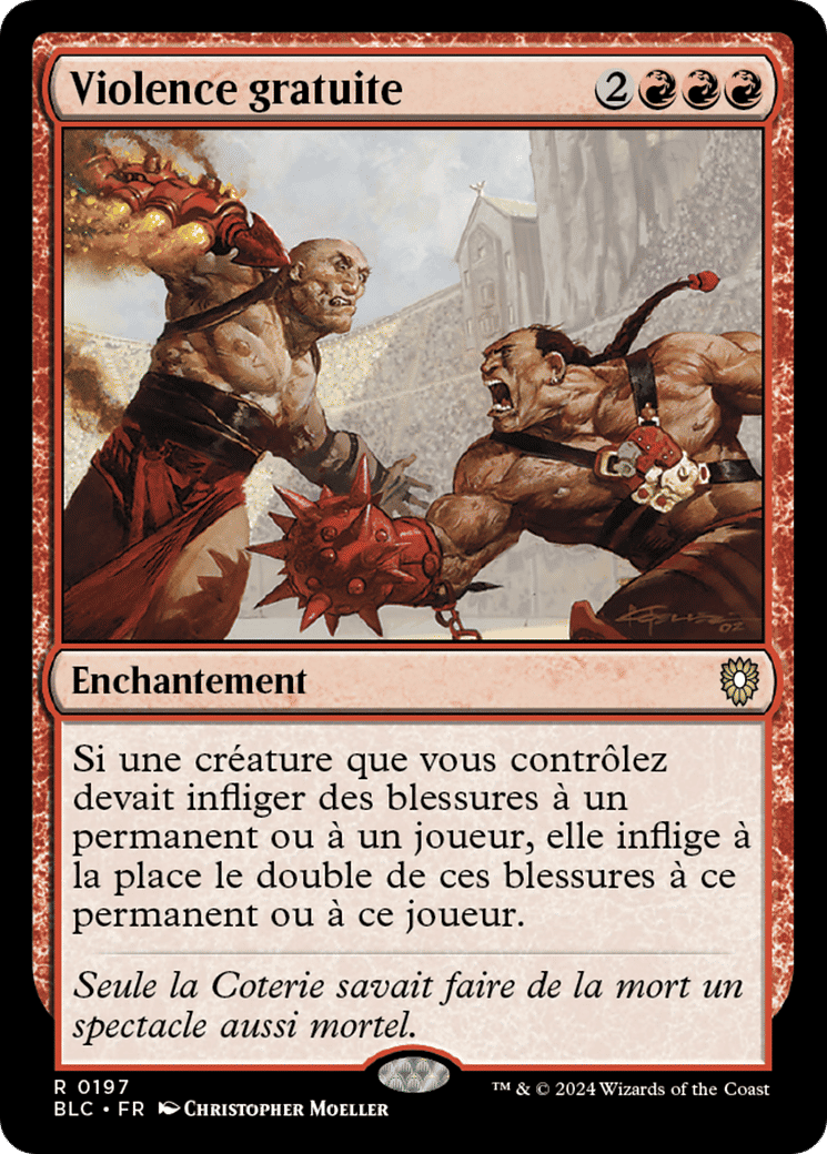 Violence gratuite — Bloomburrow Commander — Magic: The Gathering