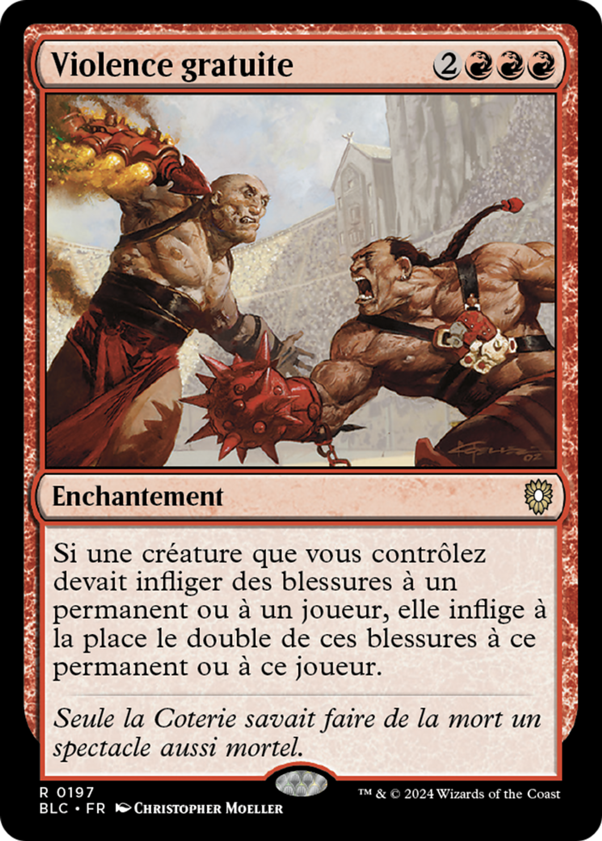 Violence gratuite — Bloomburrow Commander — Magic: The Gathering