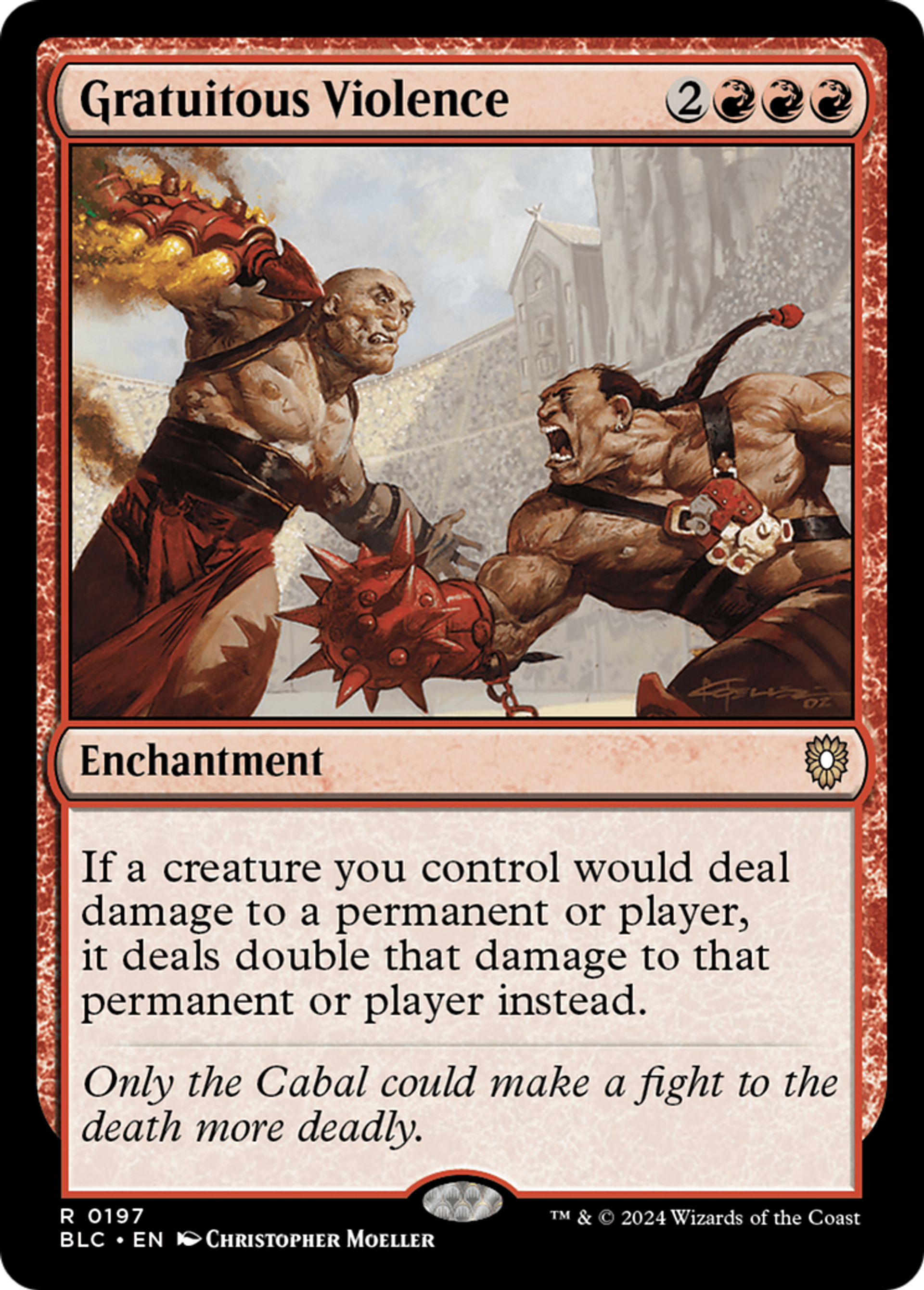 Gratuitous Violence — Bloomburrow Commander — Magic: The Gathering