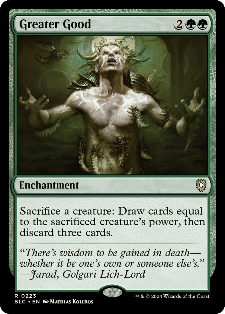 Greater Good — Bloomburrow Commander — Magic: The Gathering
