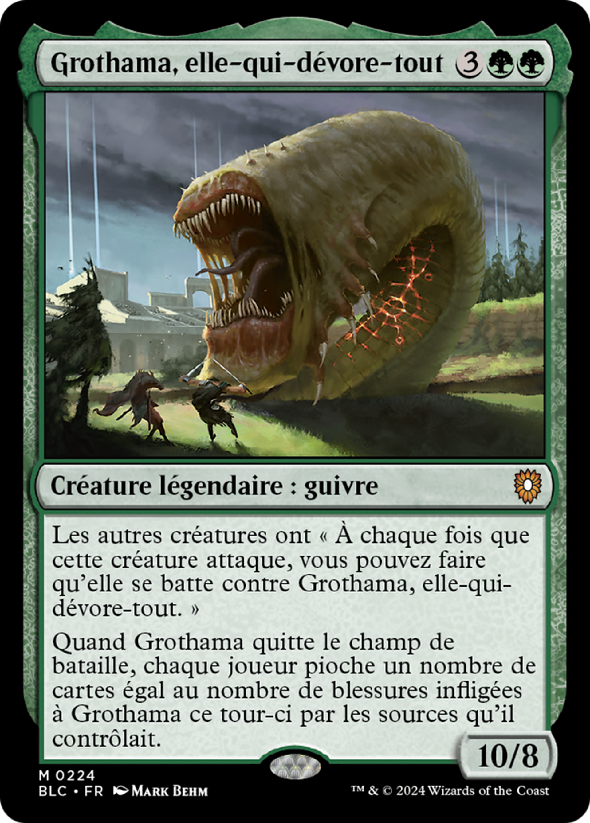Grothama, elle-qui-dévore-tout — Bloomburrow Commander — Magic: The Gathering