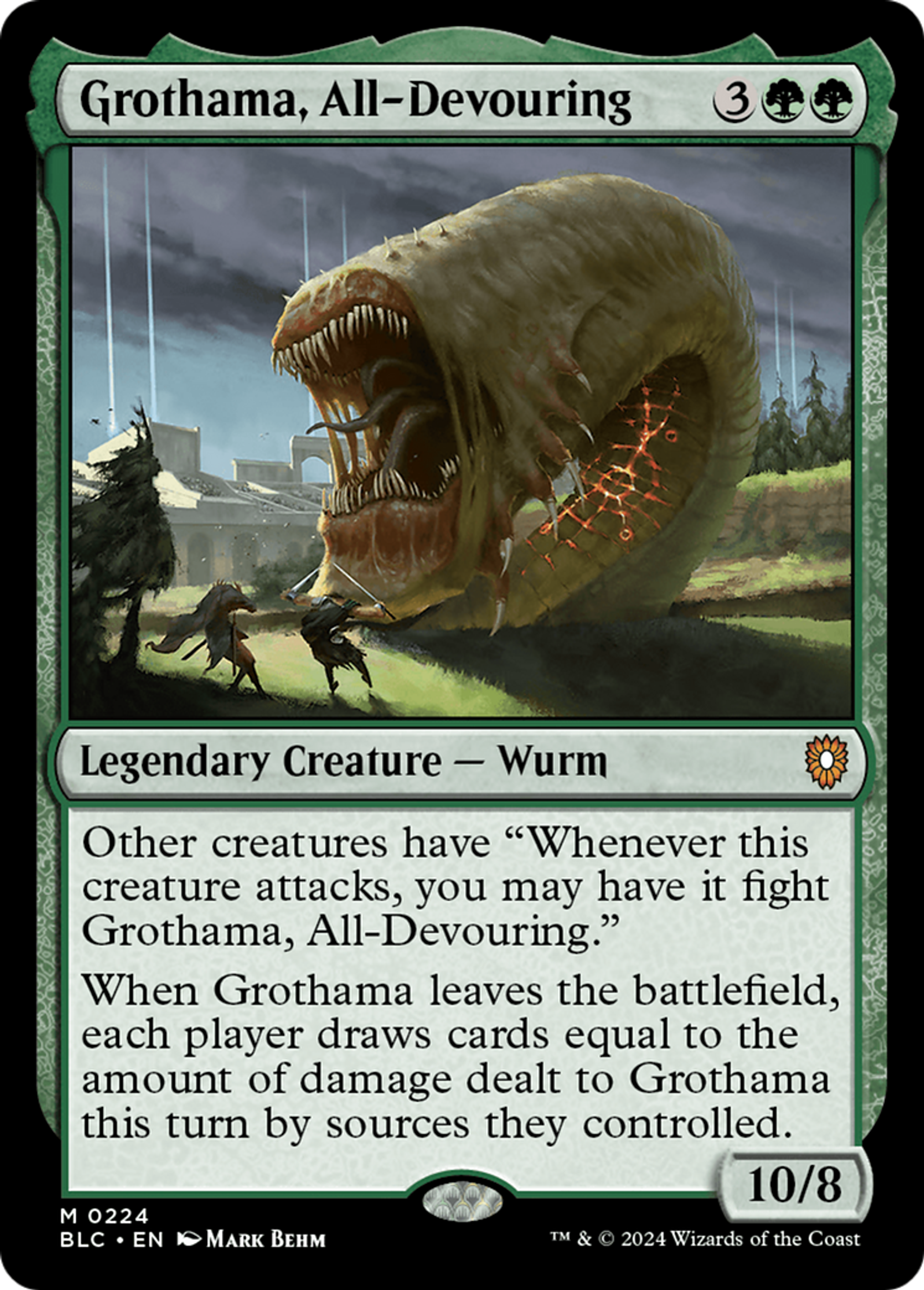 Grothama, elle-qui-dévore-tout — Bloomburrow Commander — Magic: The Gathering