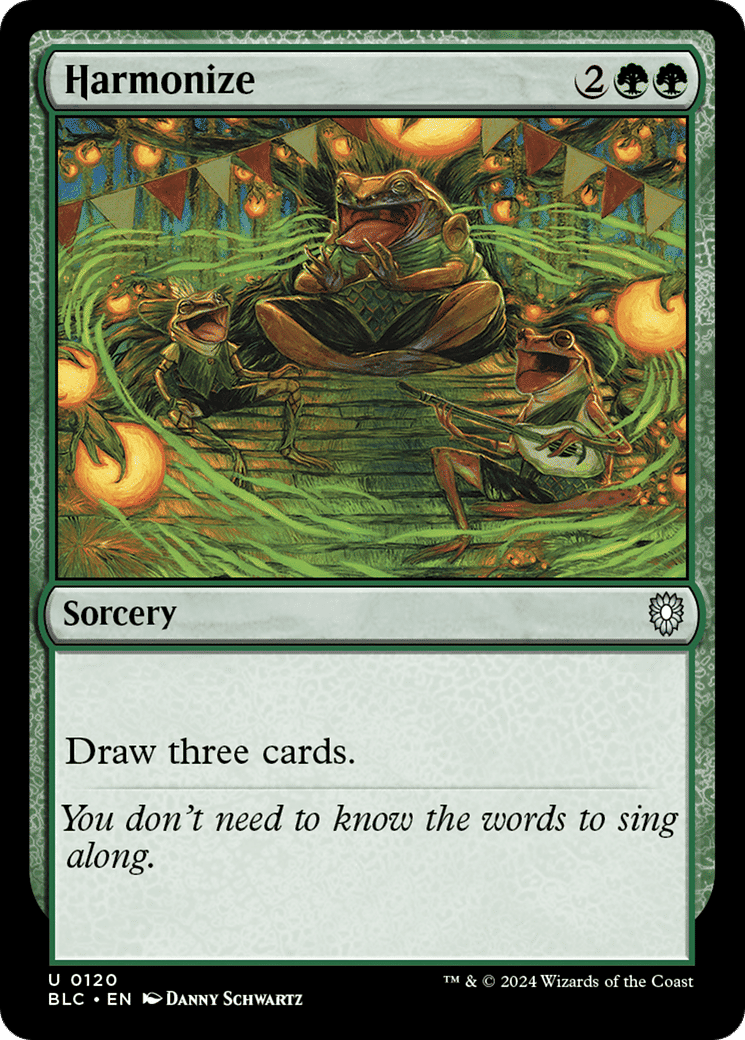 Harmonize — Bloomburrow Commander — Magic: The Gathering