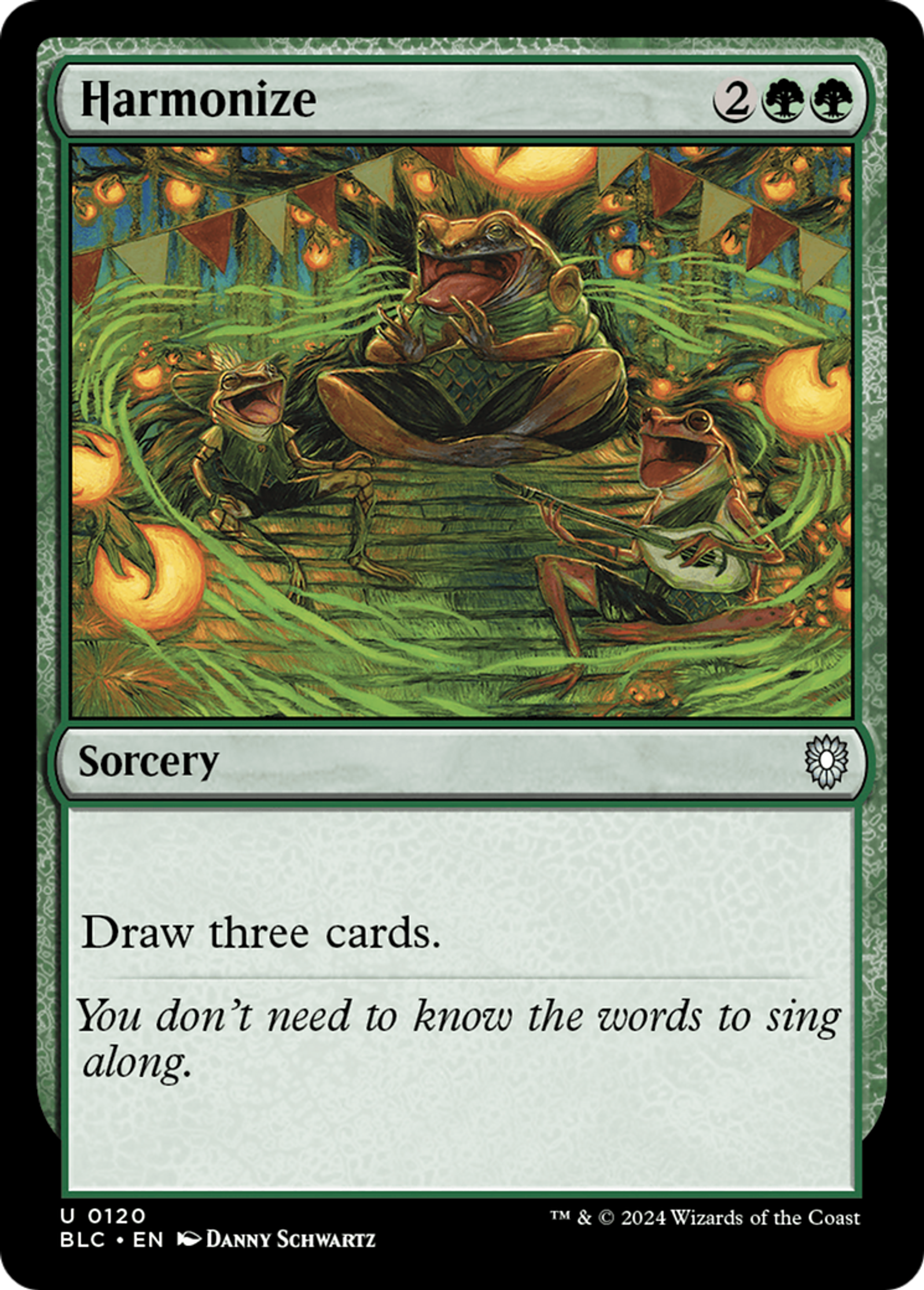 Harmonize — Bloomburrow Commander — Magic: The Gathering
