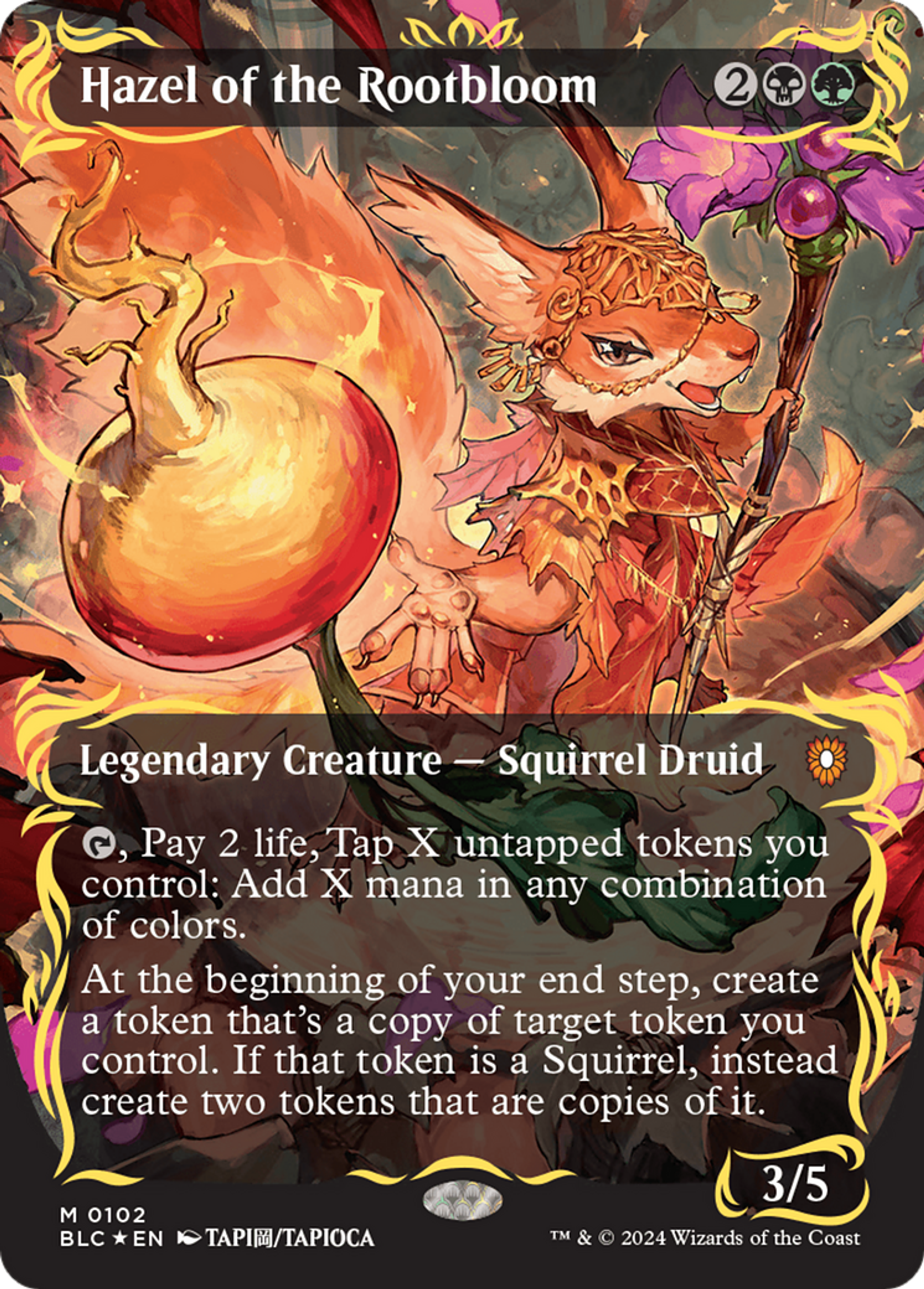 Hazel of the Rootbloom — Bloomburrow Commander — Magic: The Gathering