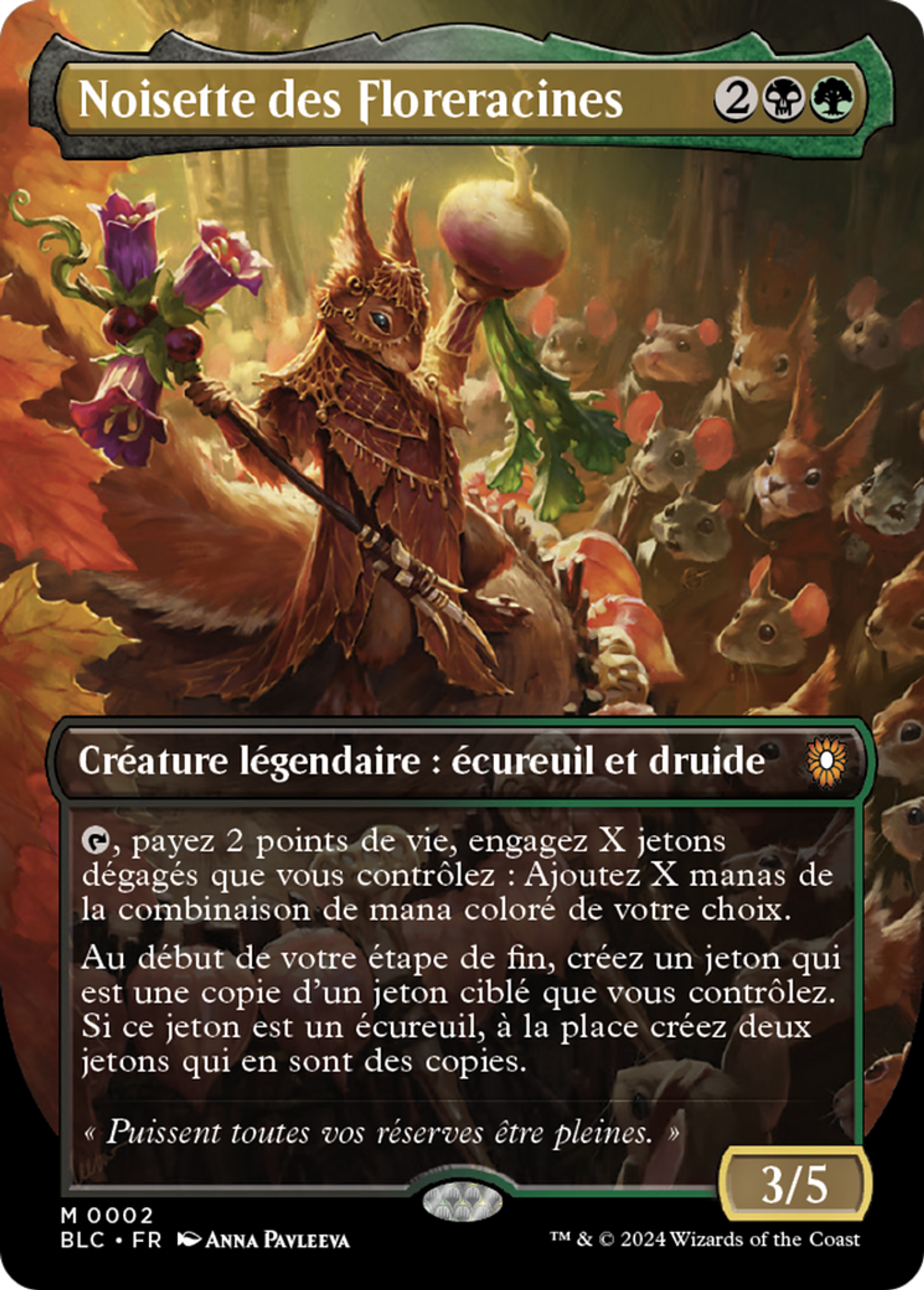 Noisette des Floreracines — Bloomburrow Commander — Magic: The Gathering