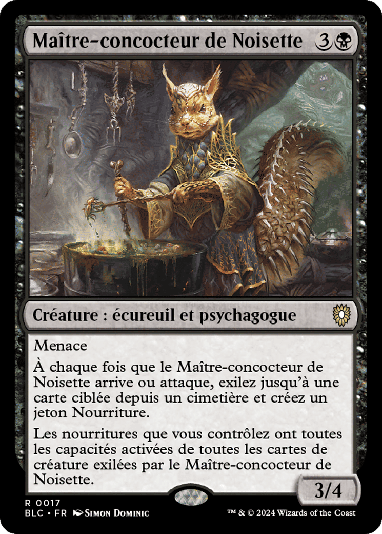 Maître-concocteur de Noisette — Bloomburrow Commander — Magic: The Gathering
